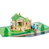  Đồ chơi xây dựng bằng gỗ Ngôi nhà đầu tiên của tôi có ô tô - 80 chiếc 