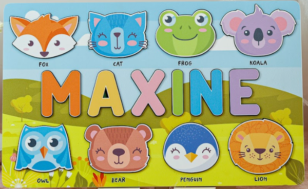  Ghép hình gỗ tùy chỉnh - Animal colour - Size XL 