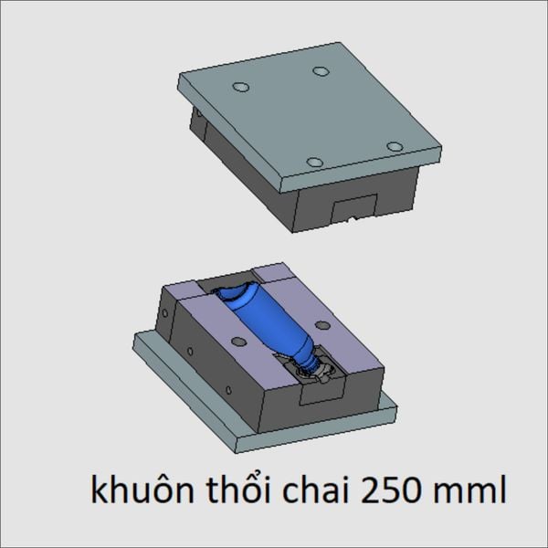 Khuôn sản xuất thổi chai, lọ, bình theo yêu cầu 