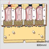  Khuôn sản xuất thổi chai, lọ, bình theo yêu cầu 