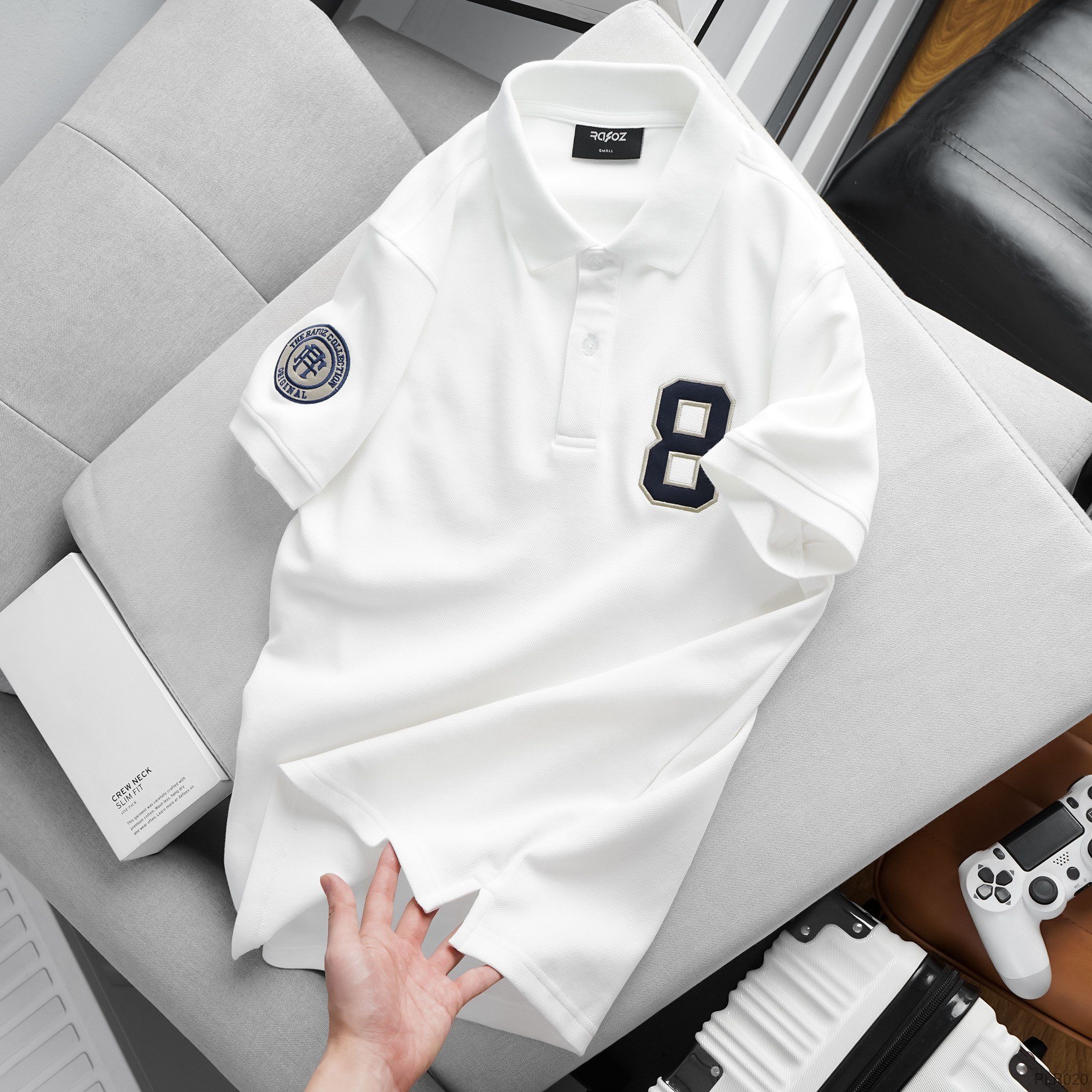  Áo polo RAFOZ embroider logo - 020 