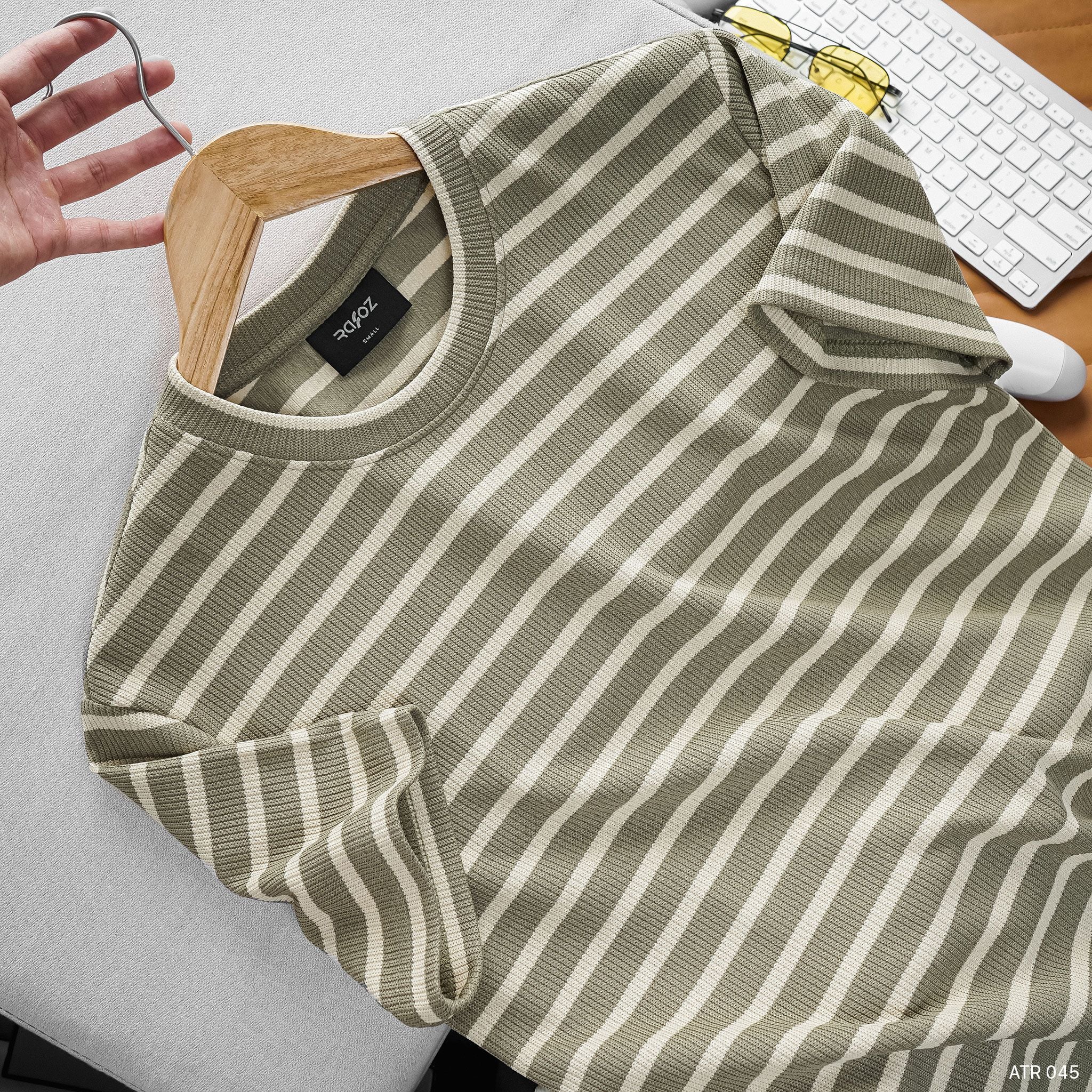  Áo thun RAFOZ basic striped - 045 