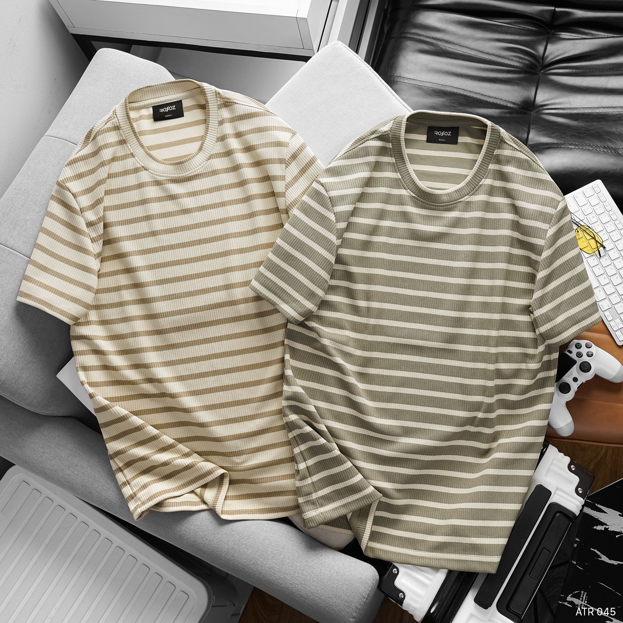  Áo thun RAFOZ basic striped - 045 