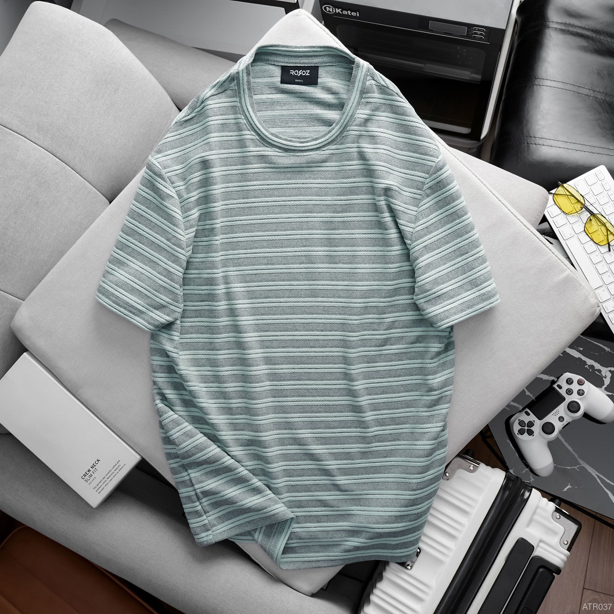  Áo thun Horizontal Stripes RAFOZ - 037 