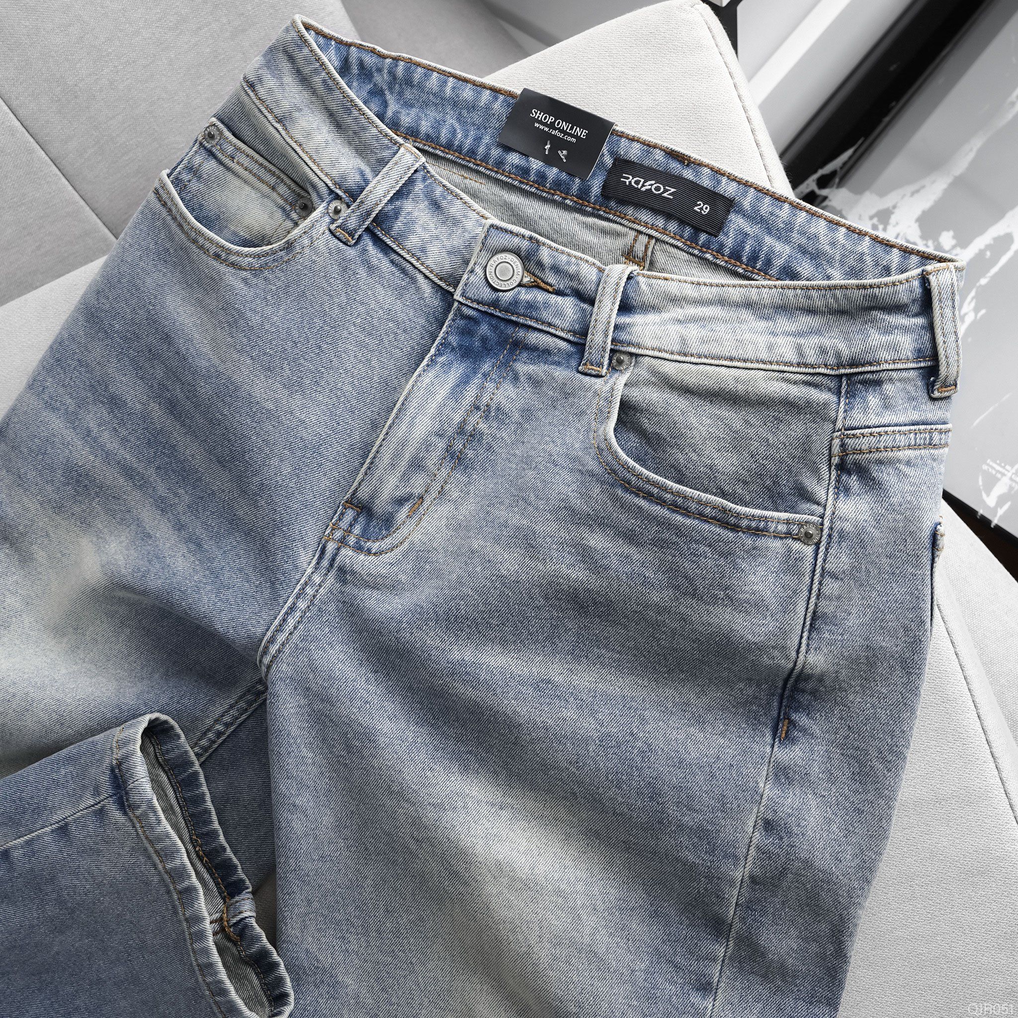  Quần jean relaxed RAFOZ light blue - 051 