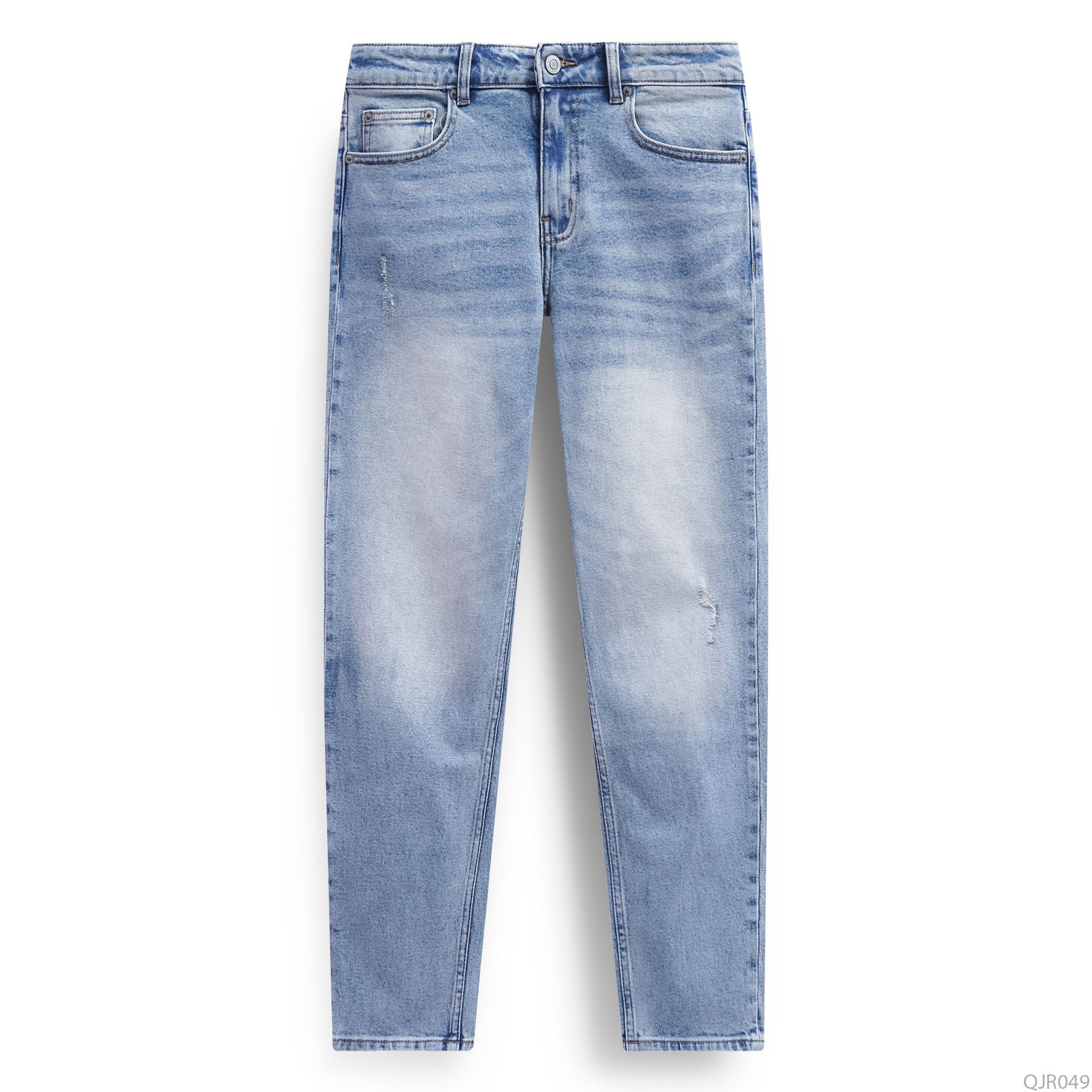  Quần jean RAFOZ xanh sáng xước - 048 