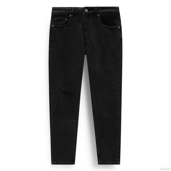  Quần jean grey wash ripped - 043 