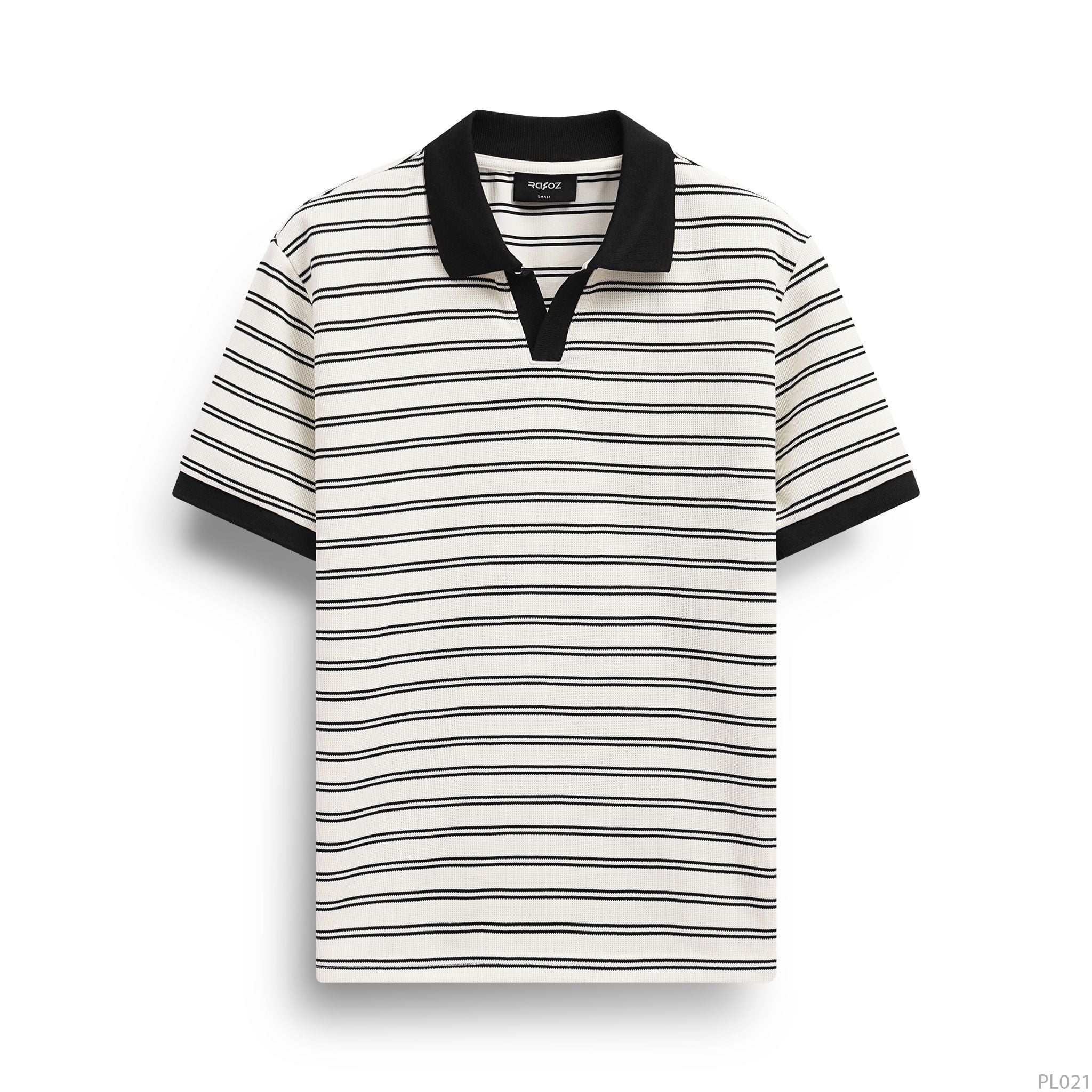  Áo polo cổ V RAFOZ kẻ ngang - 021 