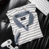  Áo polo cổ V RAFOZ kẻ ngang - 021 