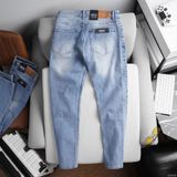  Quần jean RAFOZ xanh sáng xước - 048 