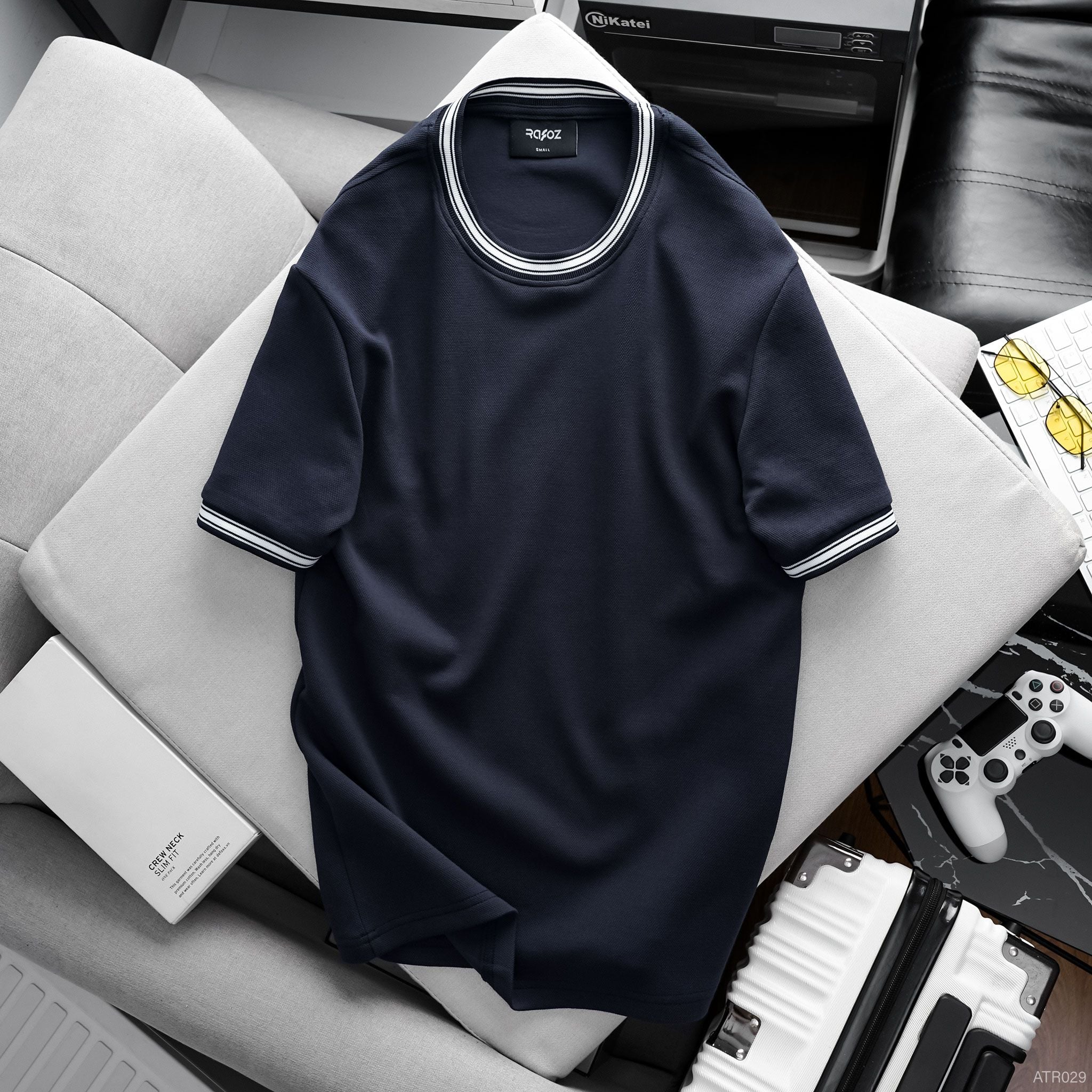  Áo thun RAFOZ bo phối viền - 029 