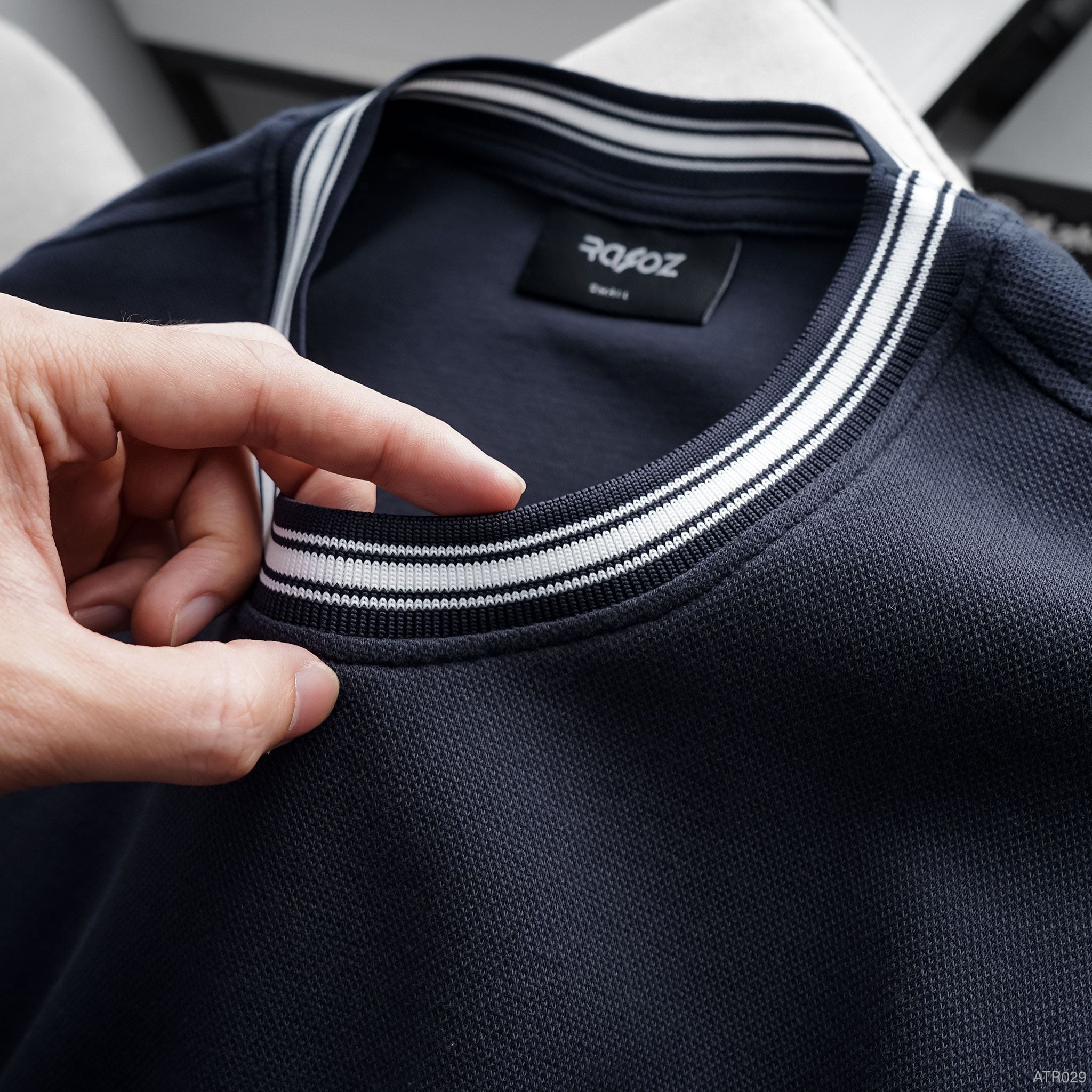  Áo thun RAFOZ bo phối viền - 029 