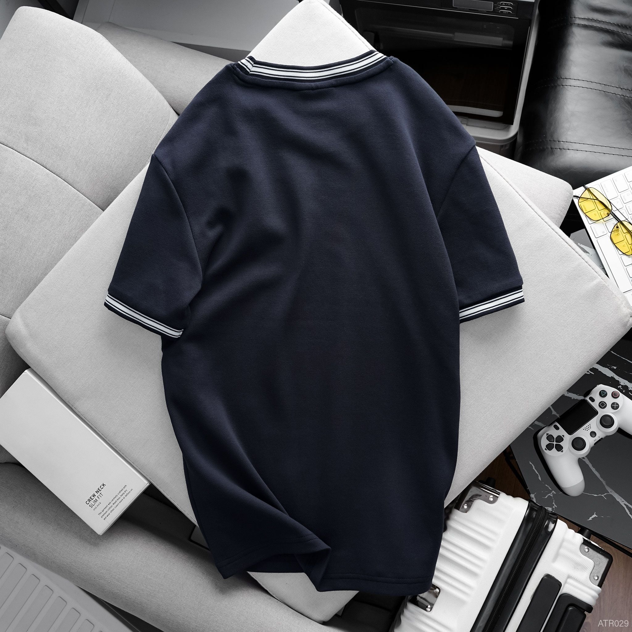  Áo thun RAFOZ bo phối viền - 029 