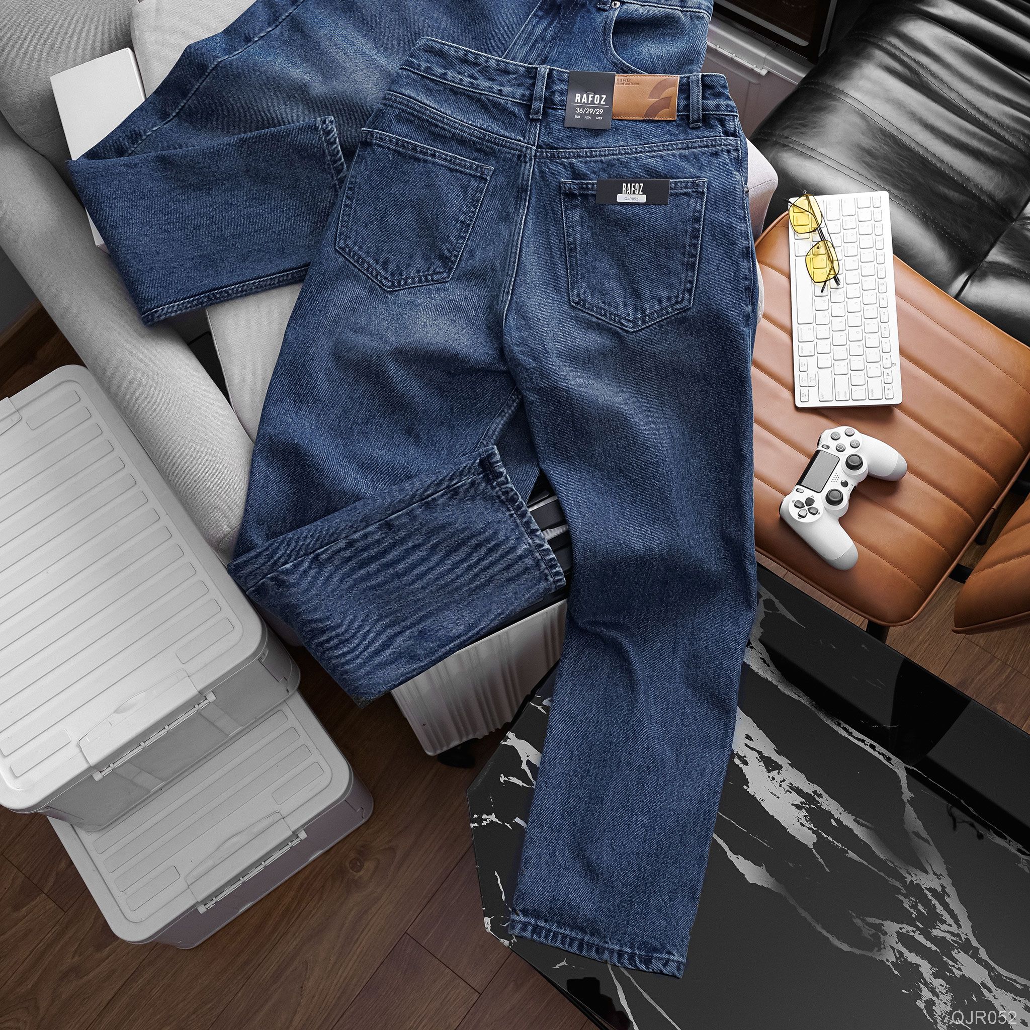  Quần jean RAFOZ Blue relaxed - 052 