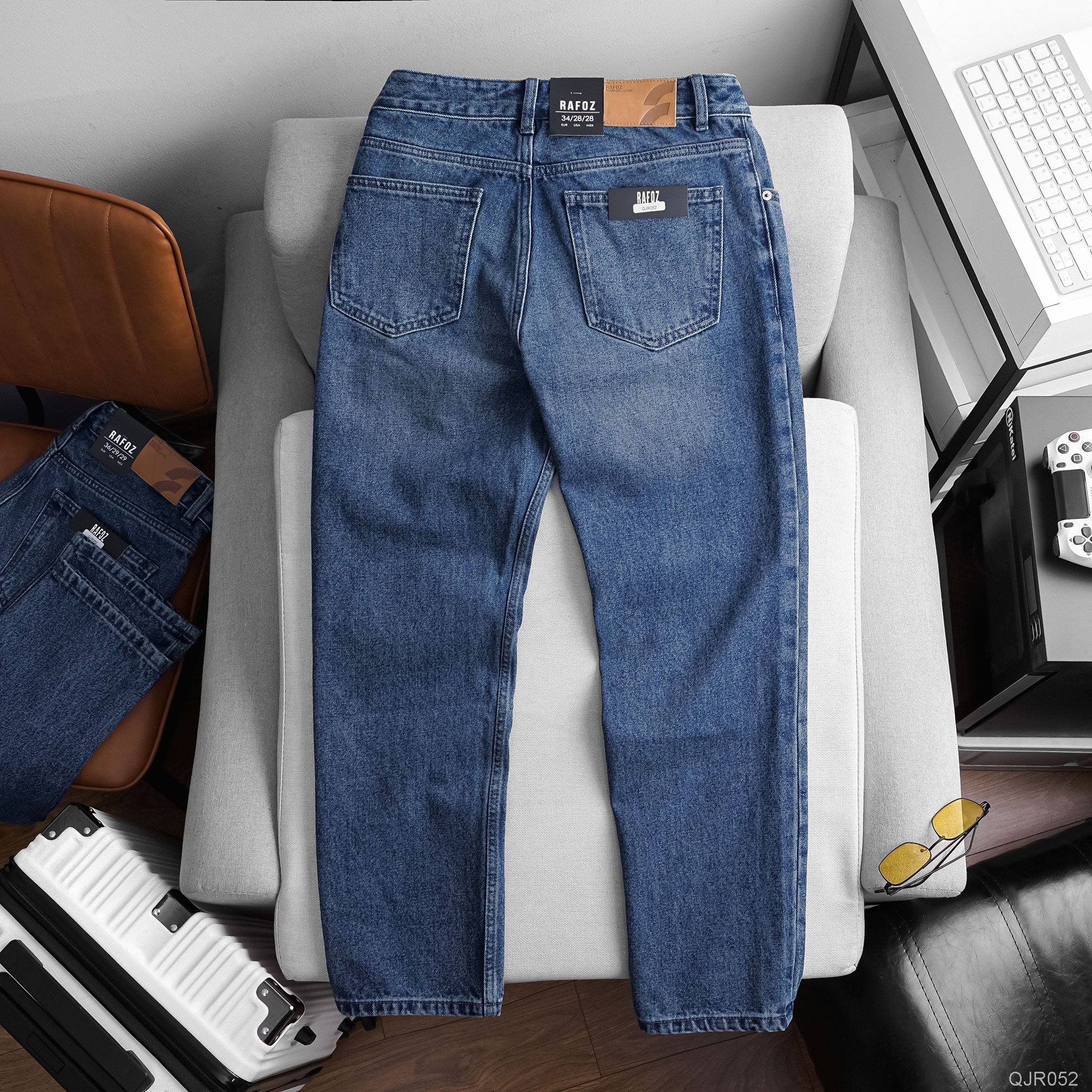  Quần jean RAFOZ Blue relaxed - 052 