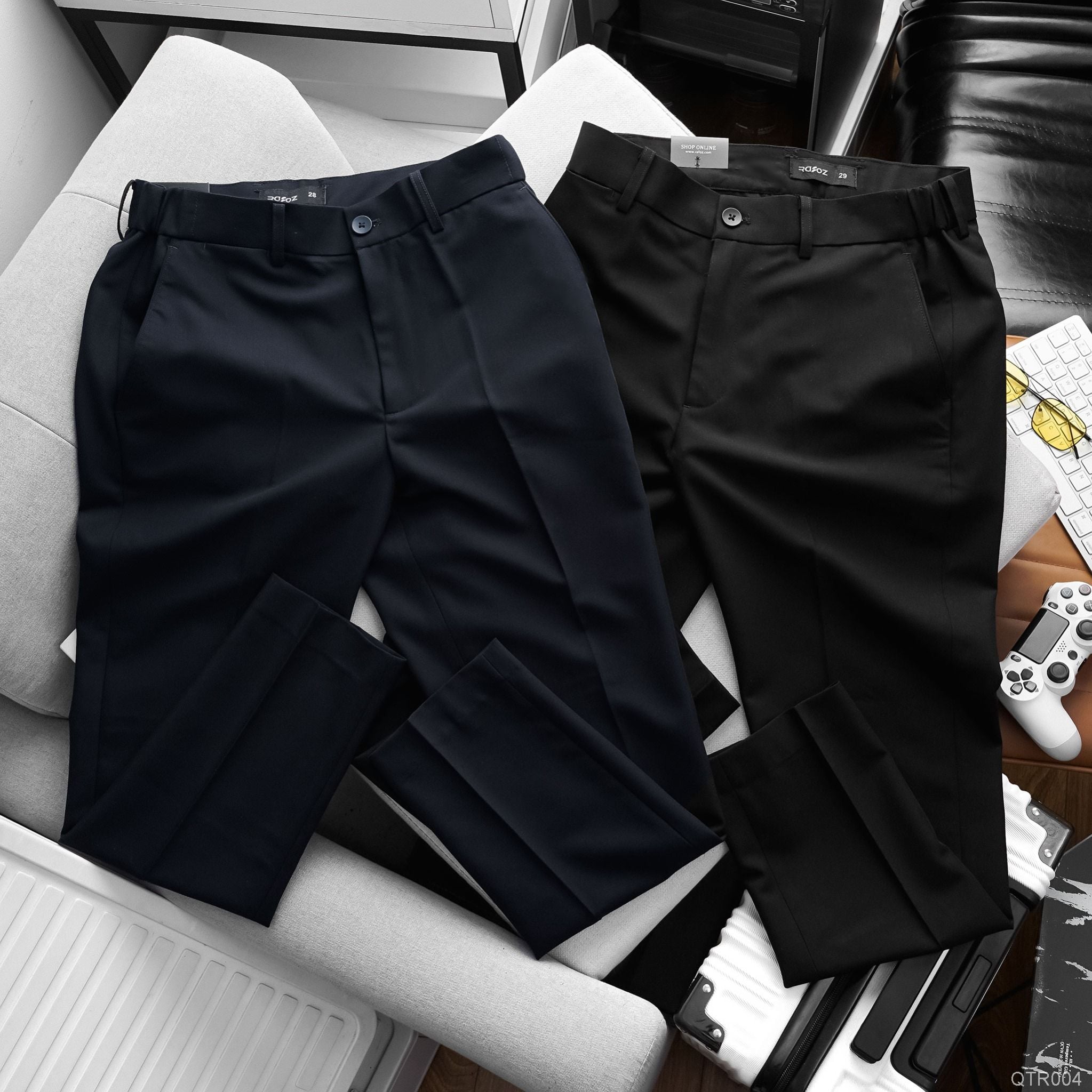  Quần tây lưng thun RAFOZ slimfit 004 