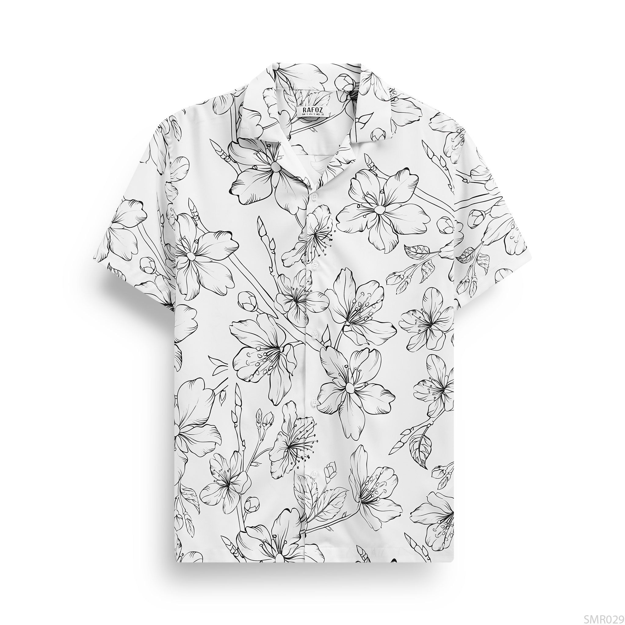  Áo sơ mi Cuban RAFOZ Plain Pattern - 029 