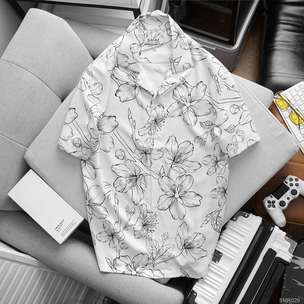  Áo sơ mi Cuban RAFOZ Plain Pattern - 029 