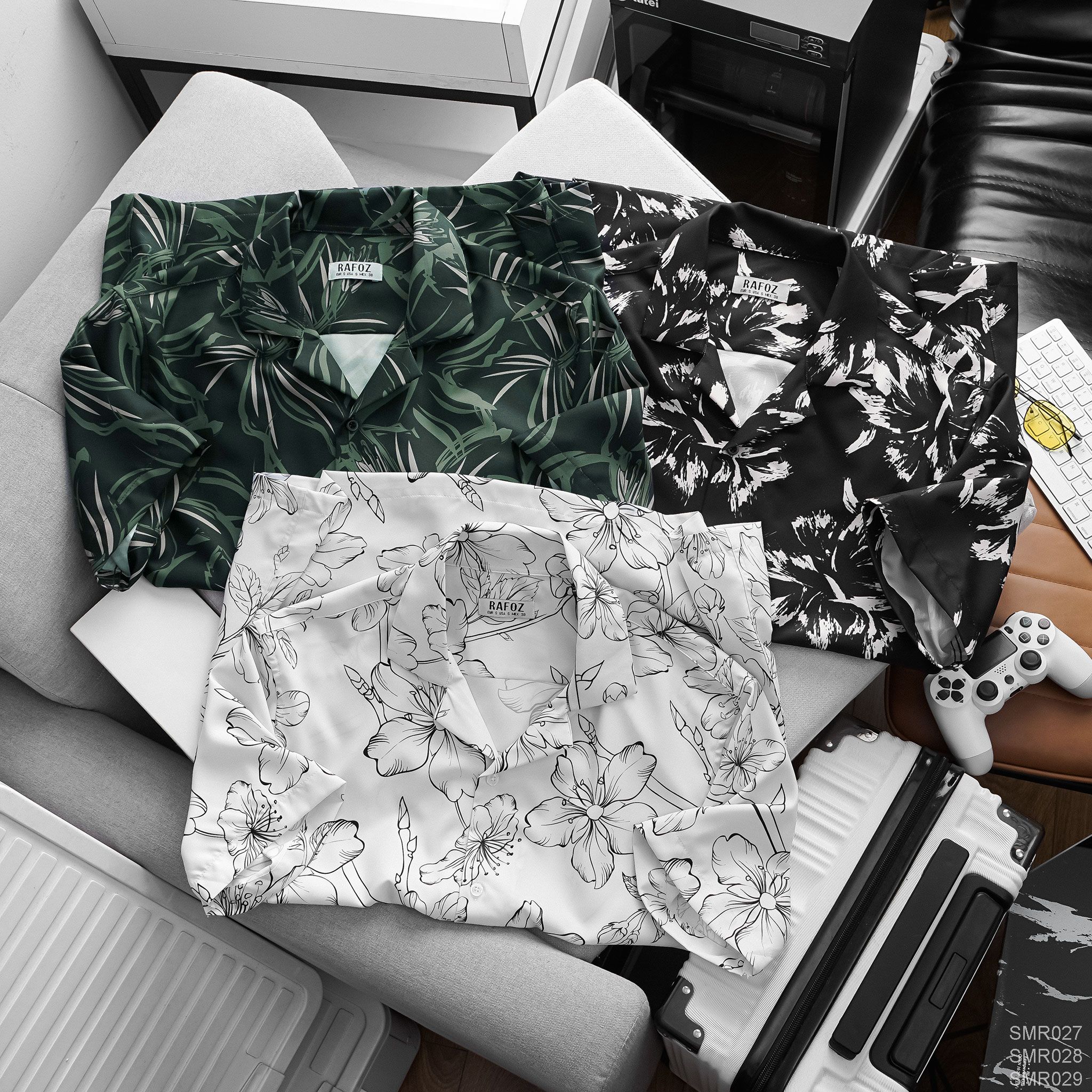  Áo SMNT cuban RAFOZ Floral pattern - 028 