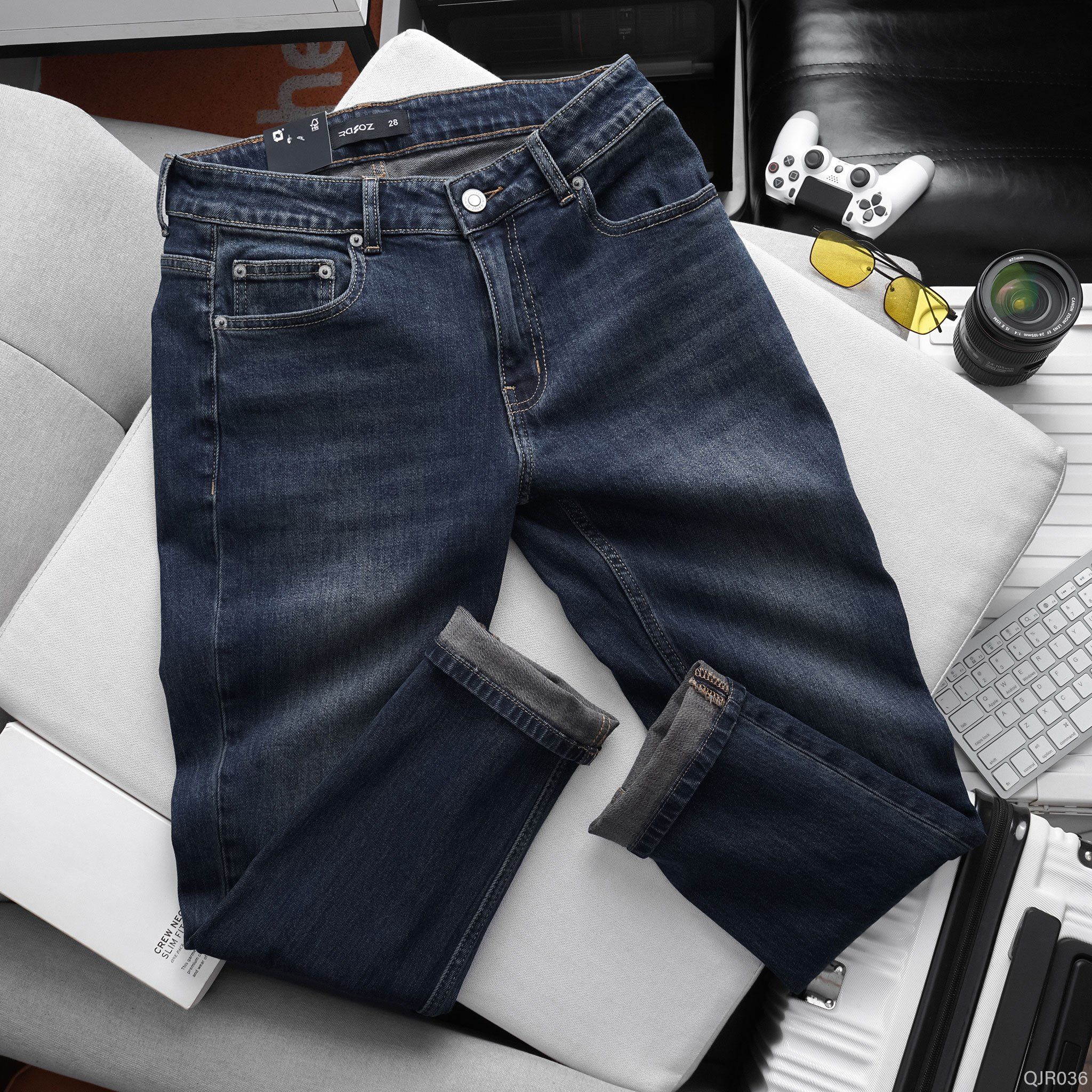  Quần jean slimfit RAFOZ dark blue - 036 