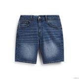  Quần short jean RAFOZ xanh wash basic - 012 