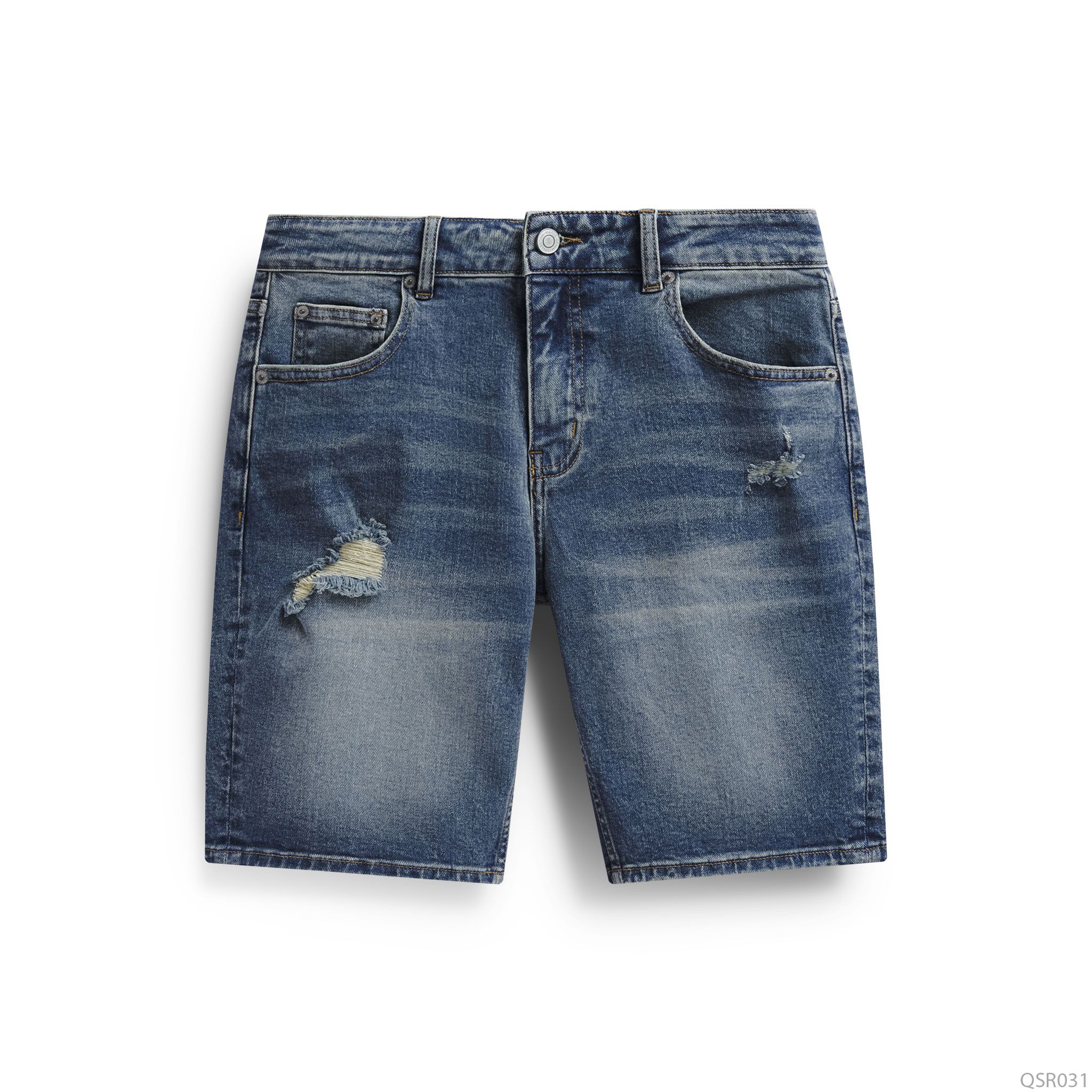  Quần short jean xanh rách RAFOZ - 031 