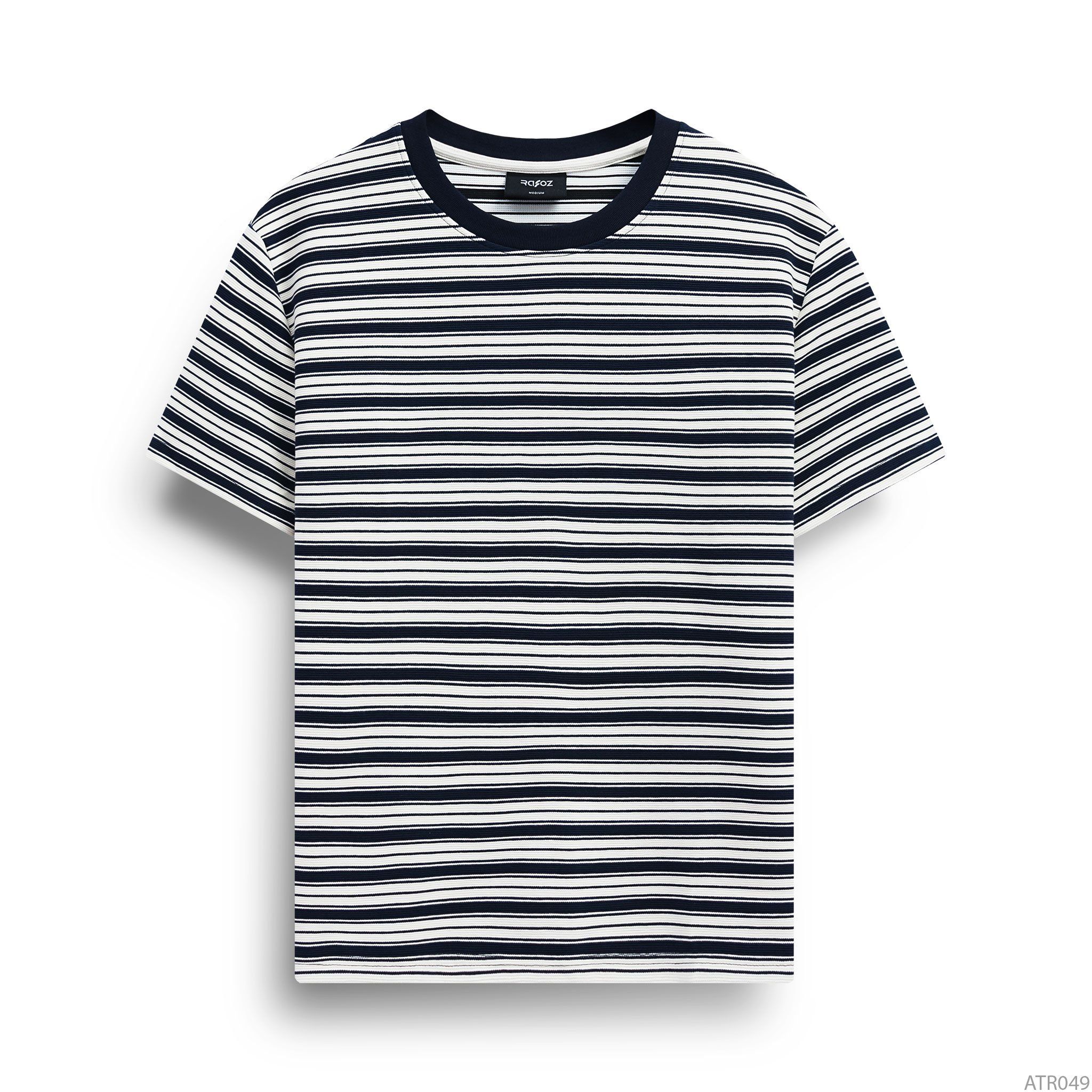  Áo thun RAFOZ textured striped - 049 