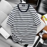 Áo thun RAFOZ textured striped - 049 