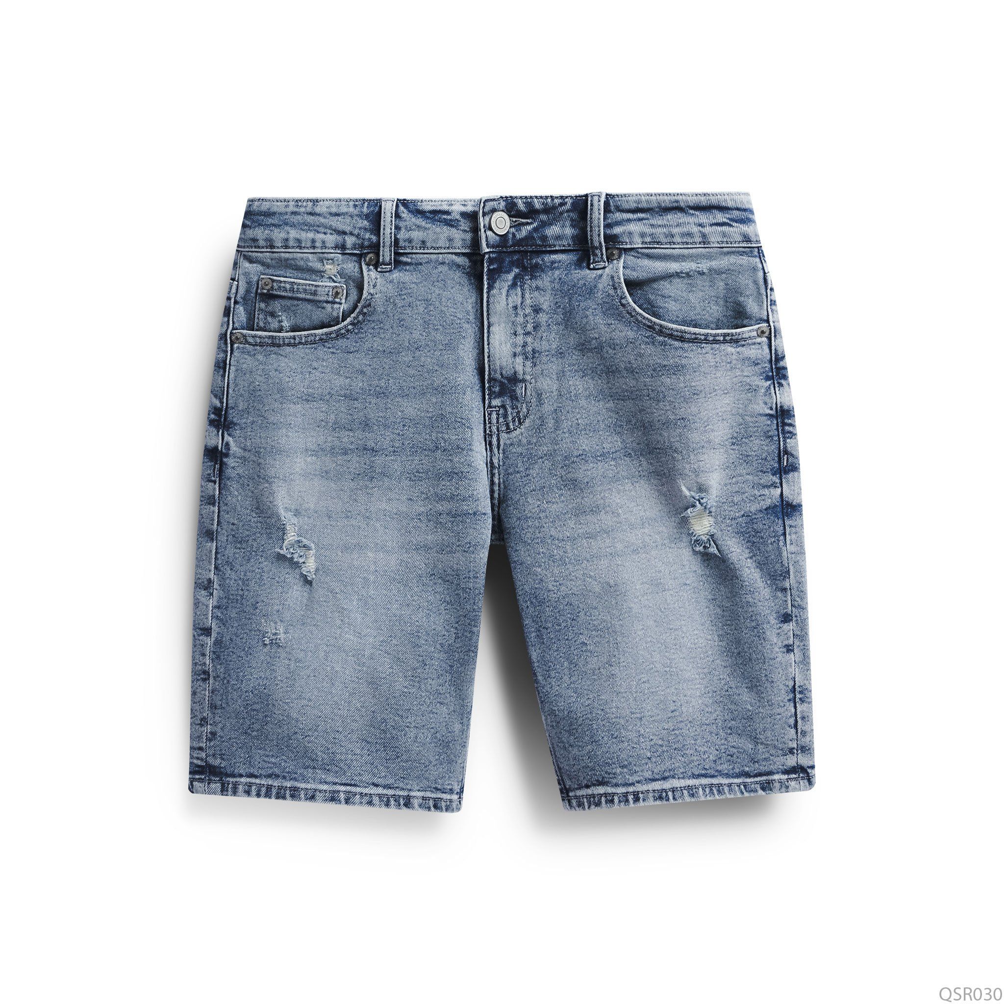  Quần short jean RAFOZ xanh sước - 030 