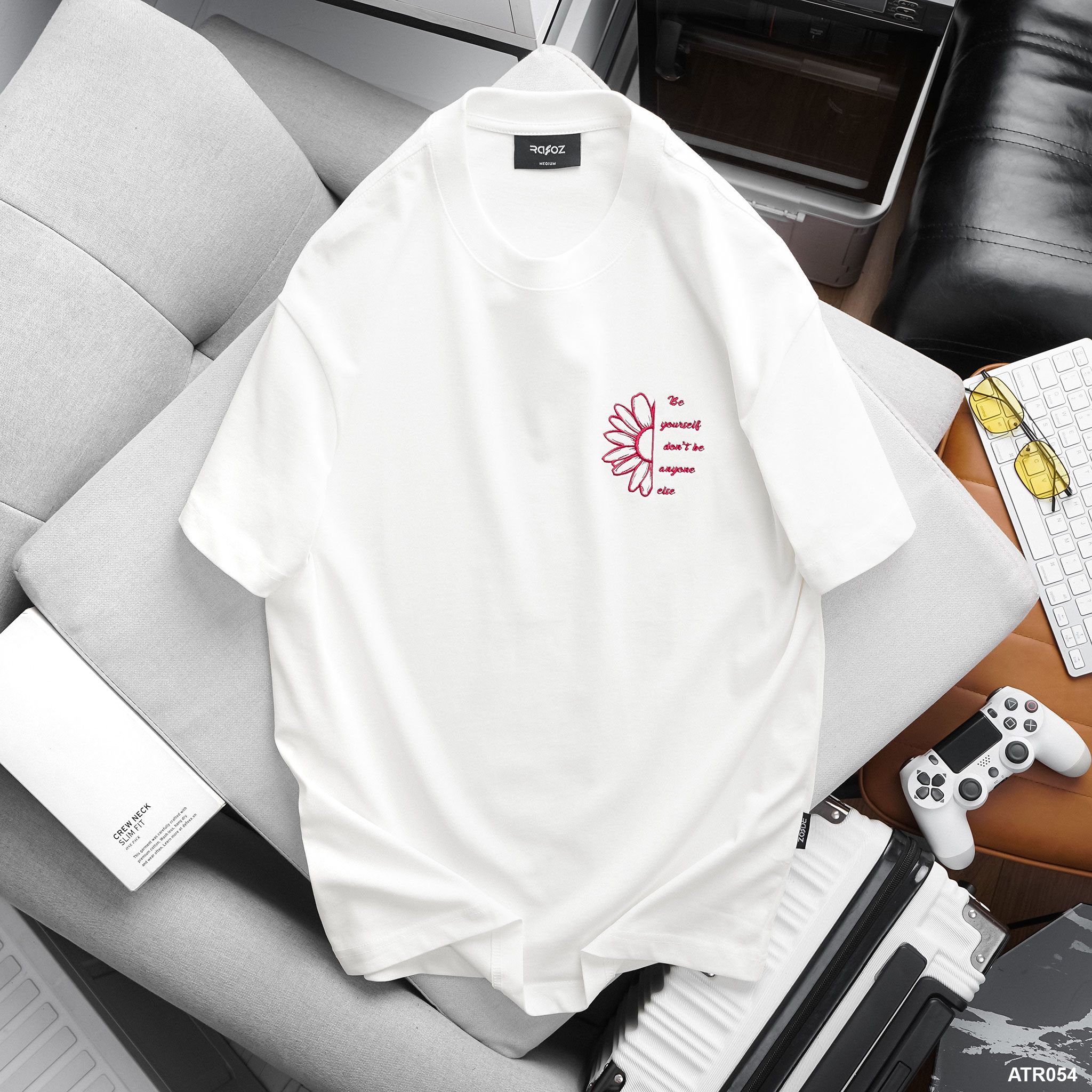  Áo thun RAFOZ flower quotes - 054 