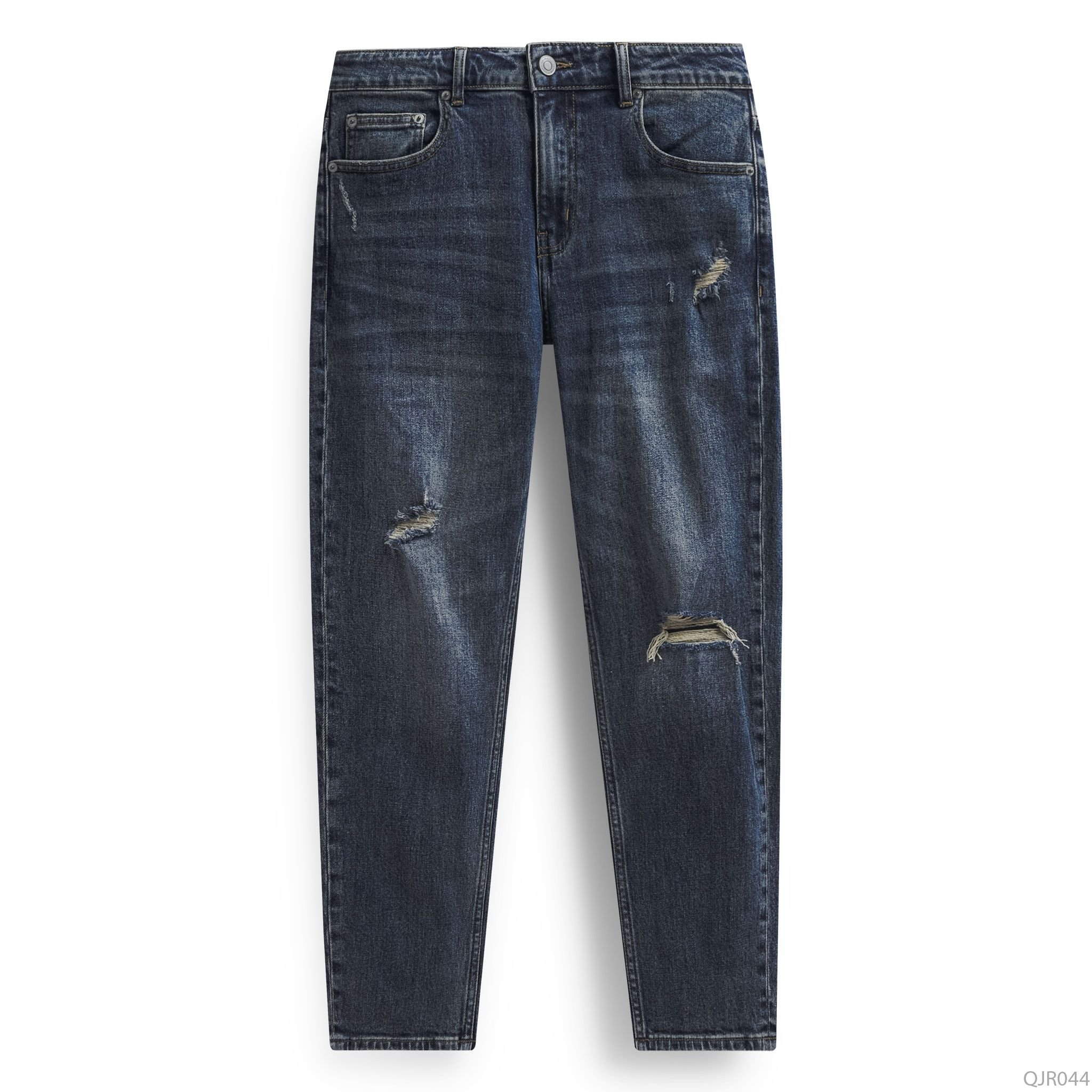  Quần jean RAFOZ xanh đậm rách - 044 