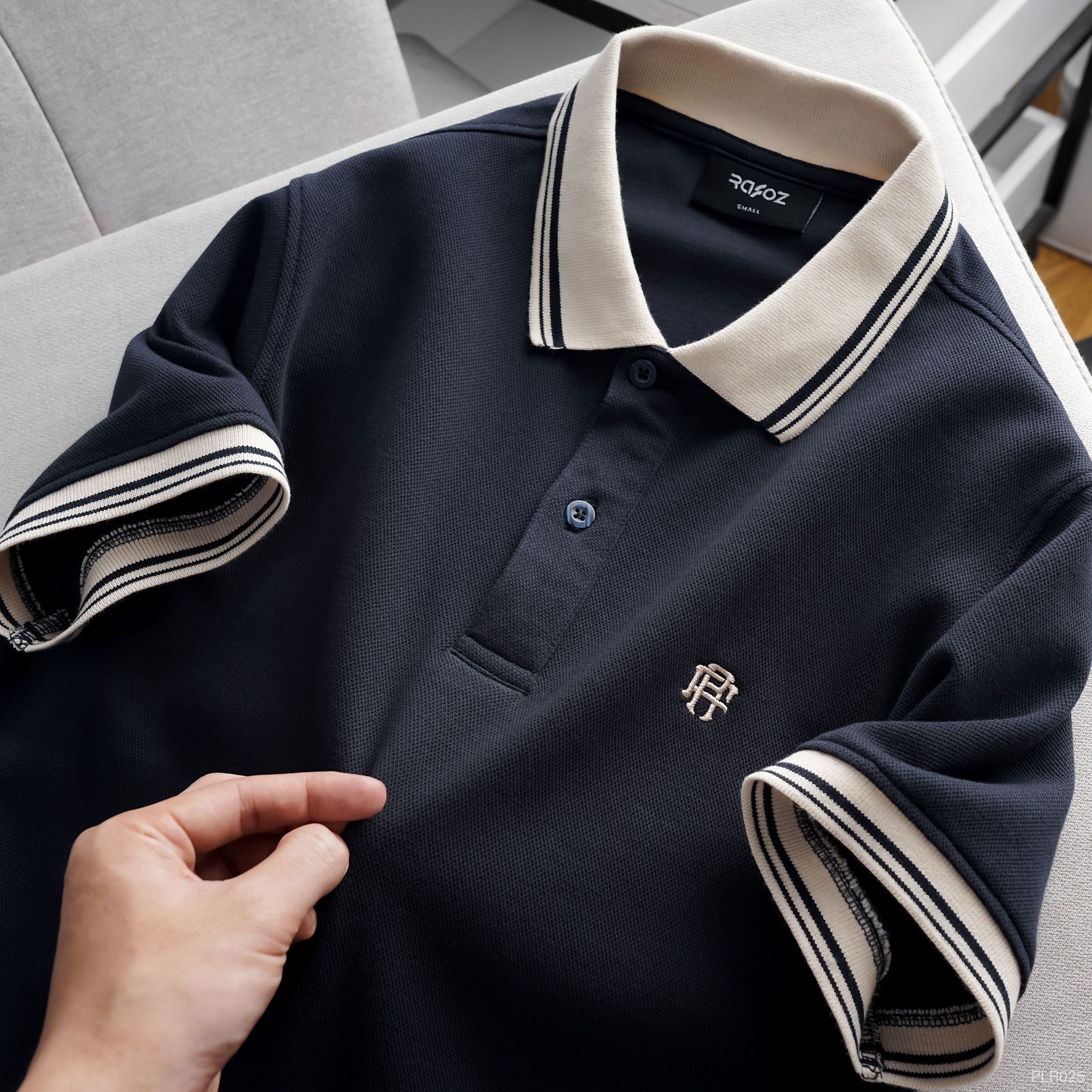  Áo polo RAFOZ phối viền cổ - 025 