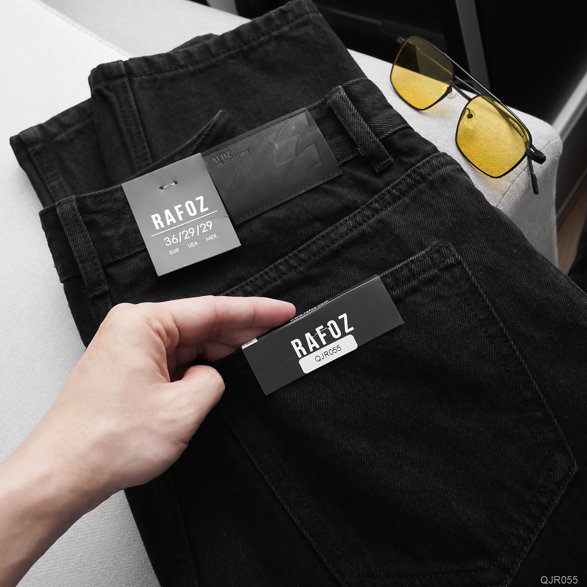  Quần jean RAFOZ washed relaxed fit - 055 