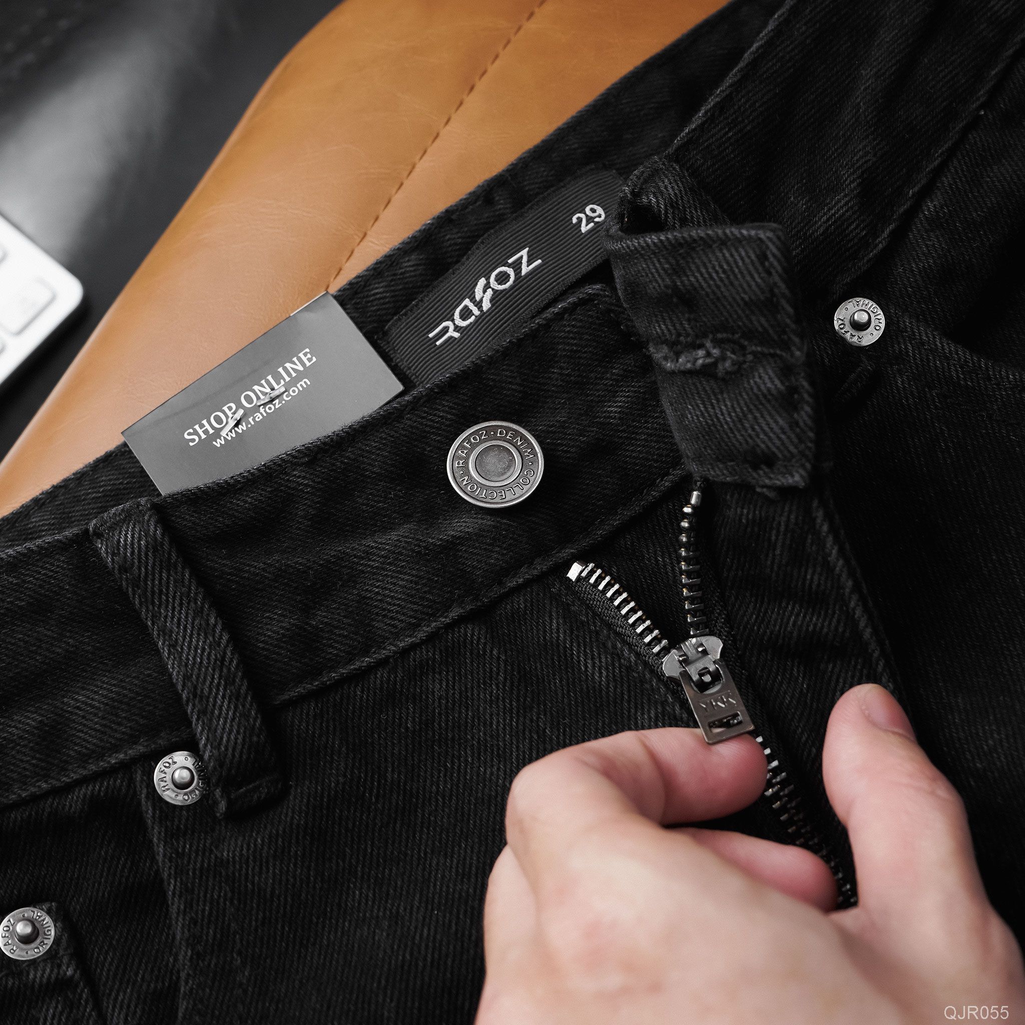  Quần jean RAFOZ washed relaxed fit - 055 