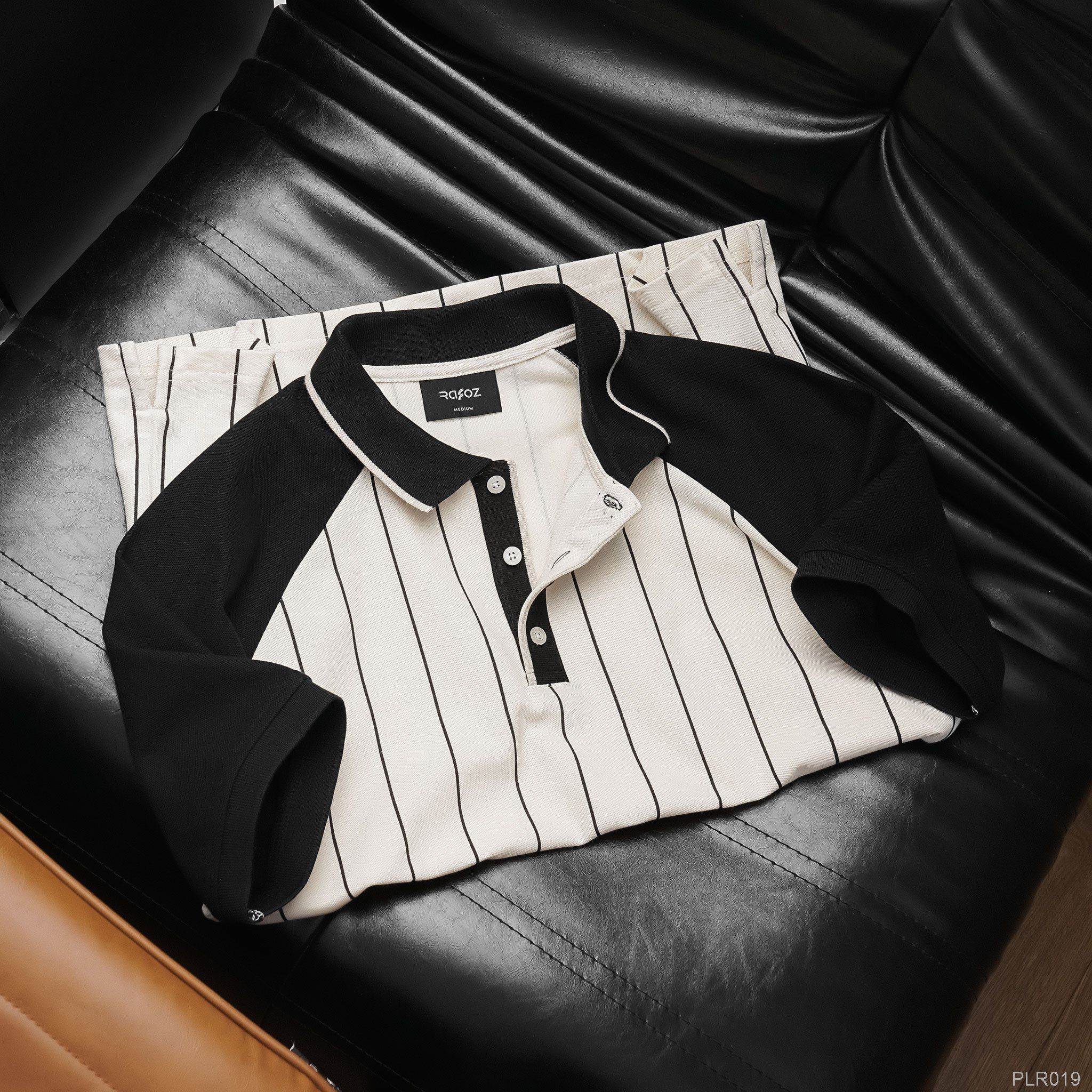  Áo polo raglan kẻ dọc RAFOZ - 019 