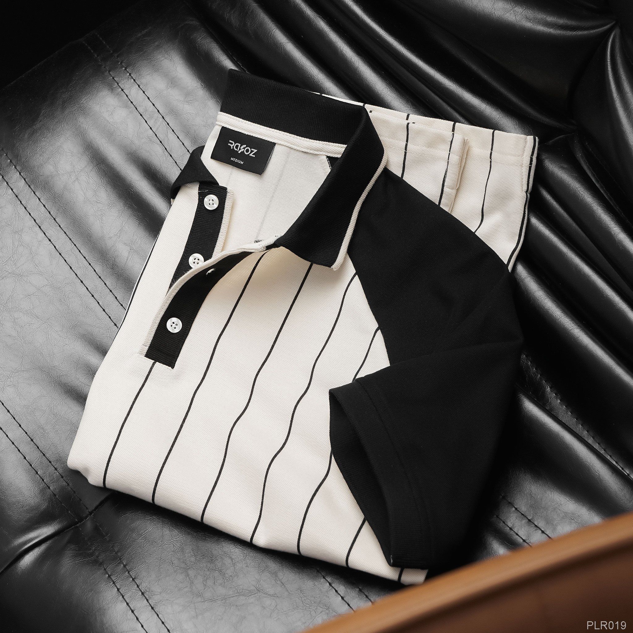 Áo polo raglan kẻ dọc RAFOZ - 019 