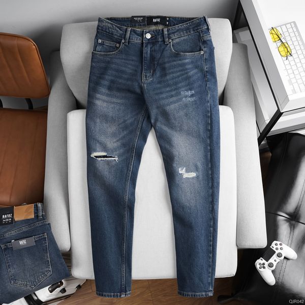  Quần jean RAFOZ dark blue ripped - 042 