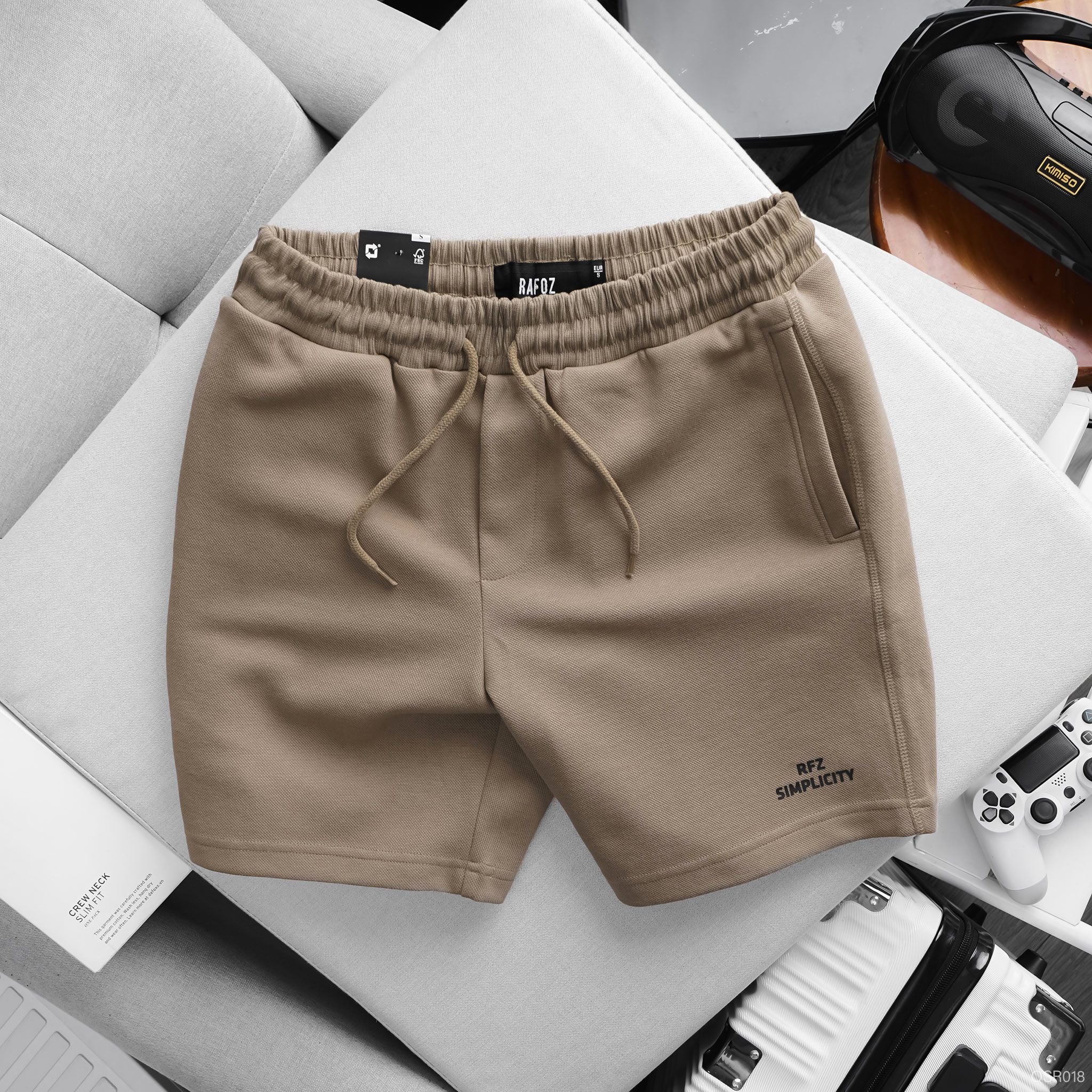  Quần short pique RAFOZ logo basic - 018 