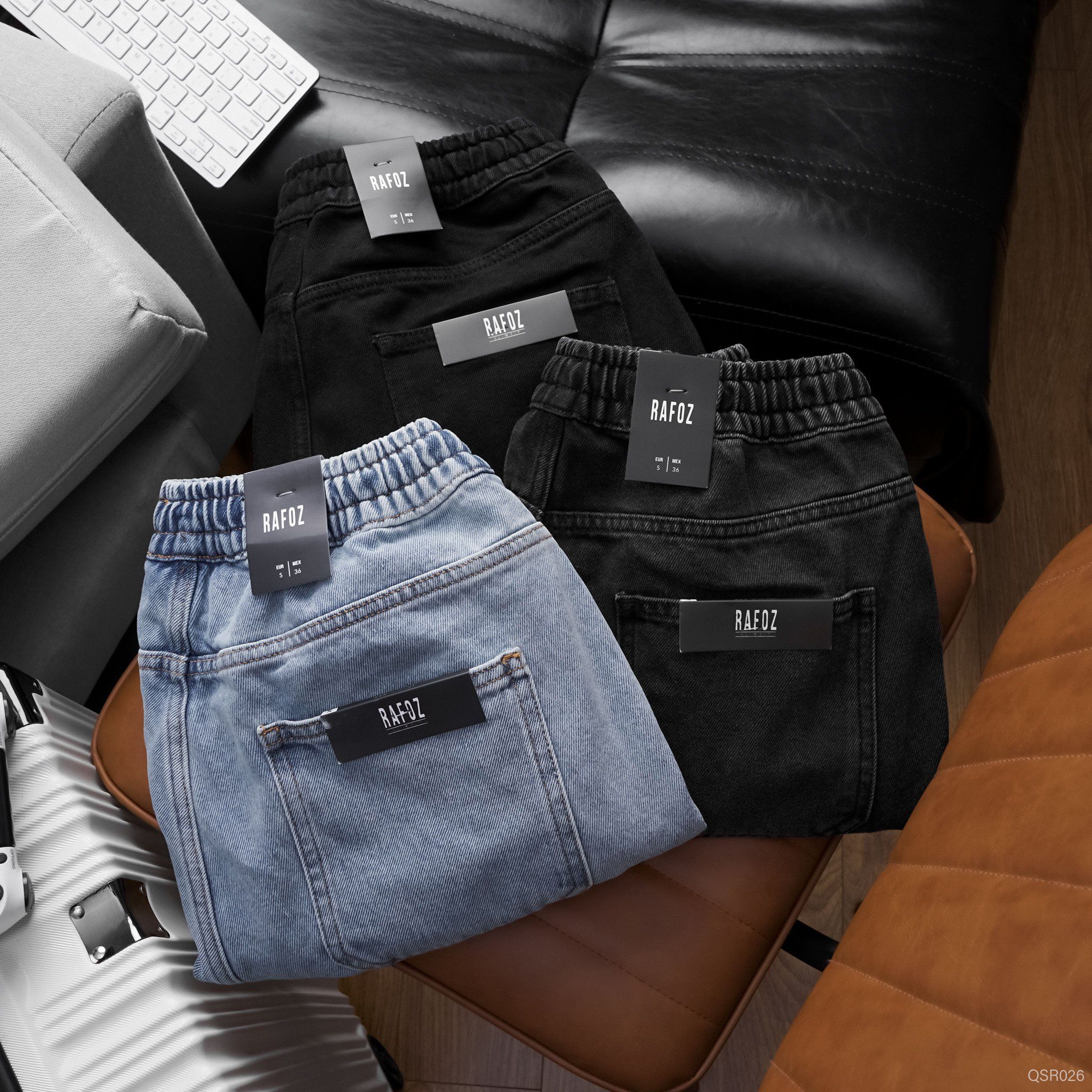  Quần short jean RAFOZ Cargo pocket 