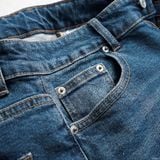  Quần jean RAFOZ xanh đậm wash - 058 