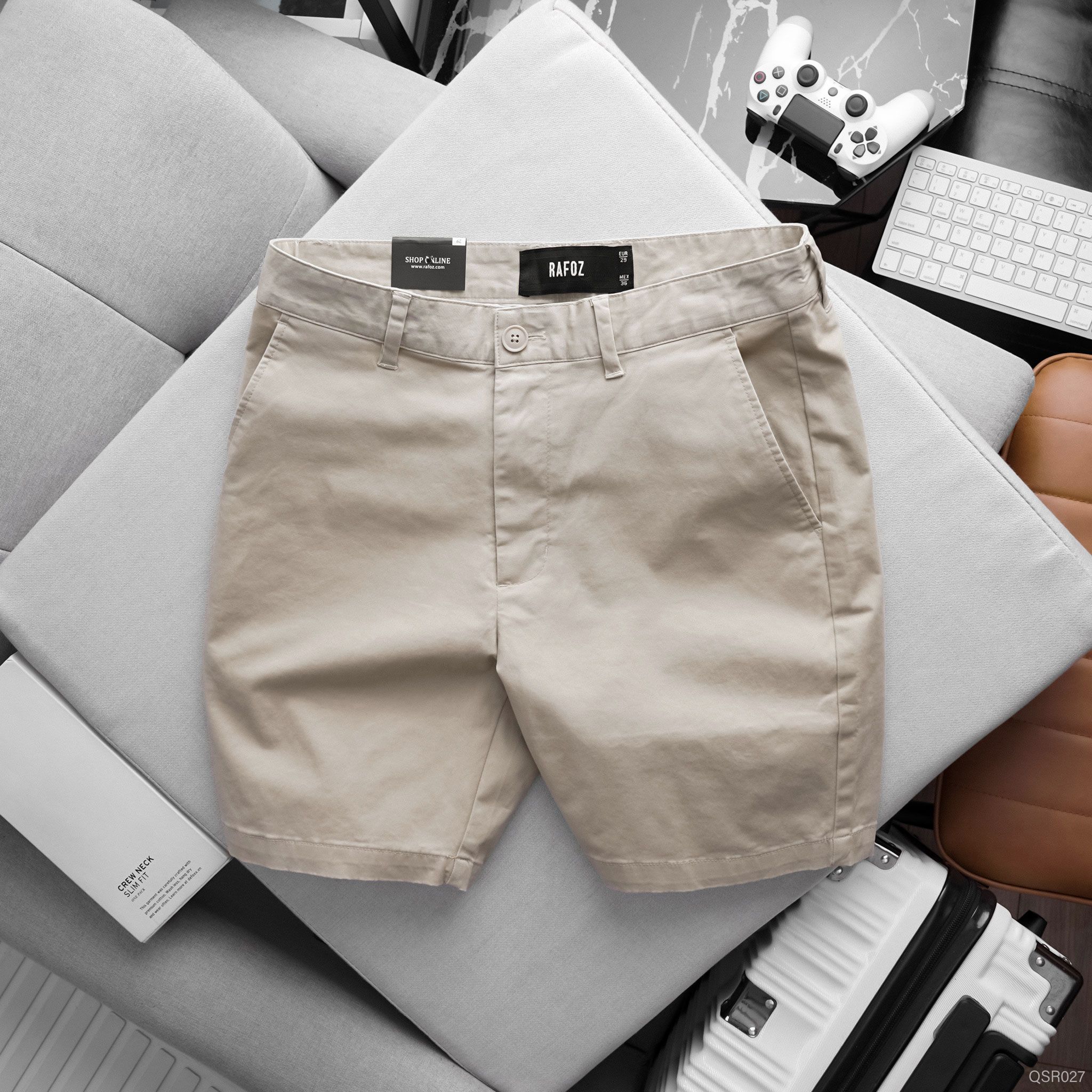  Quần short kaki RAFOZ Slim basic - 027 