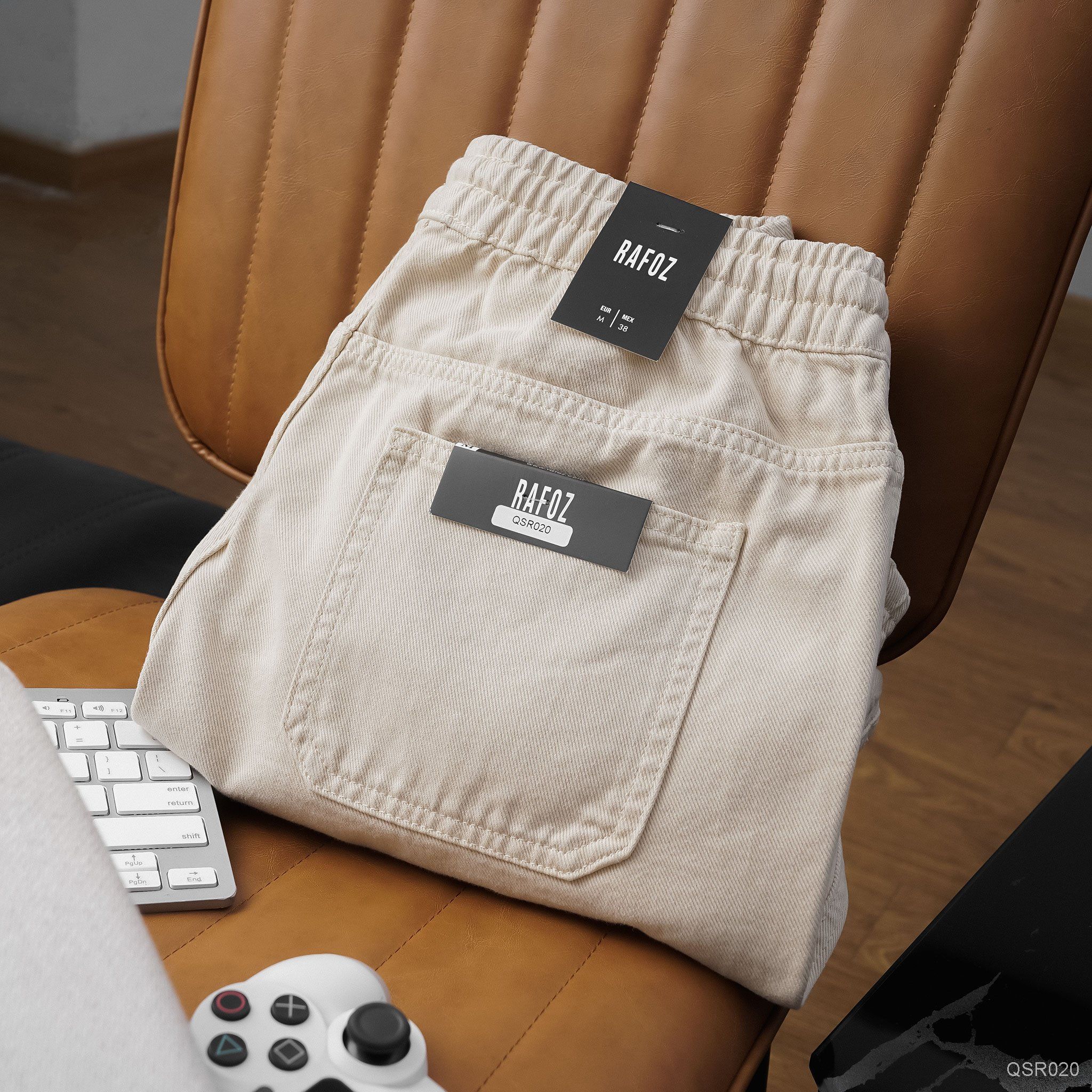  Quần short denim regular RAFOZ - 020 
