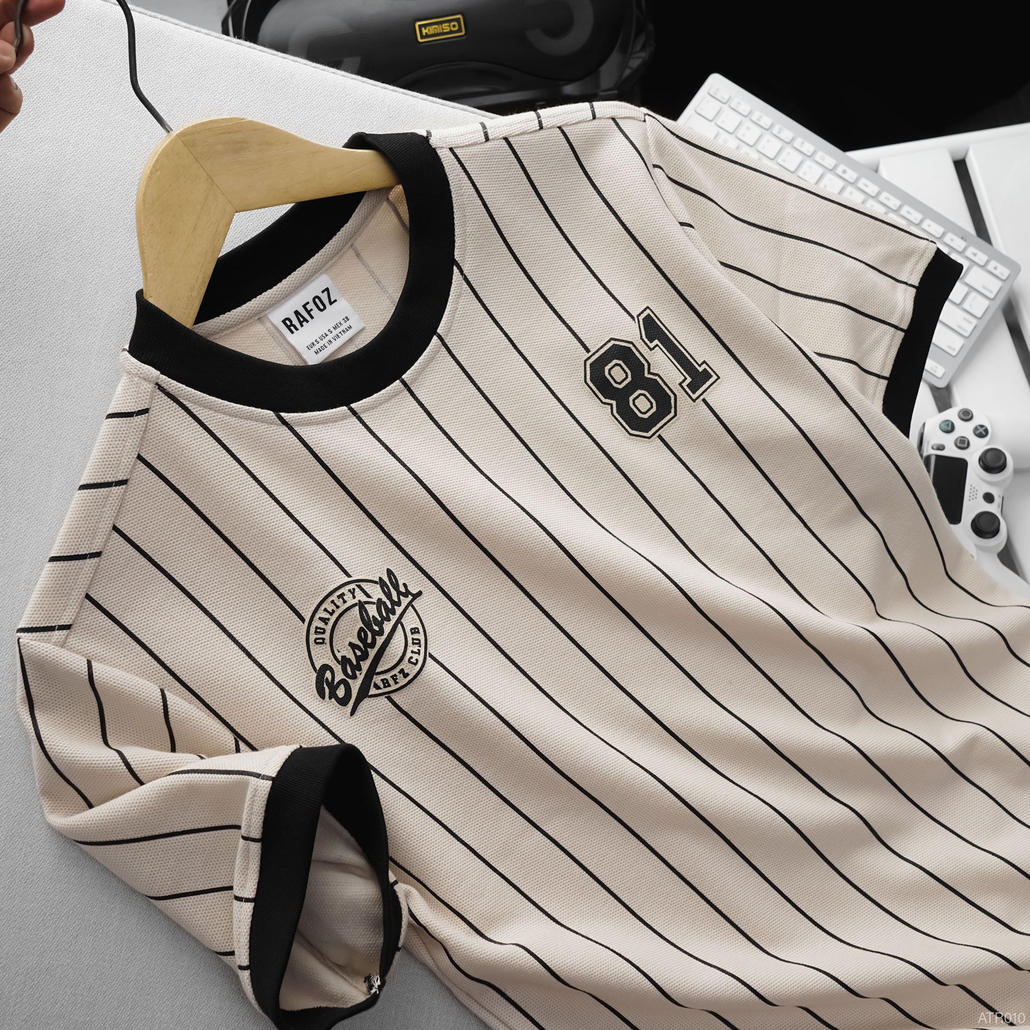  Áo thun RAFOZ Stripes beige - 010 