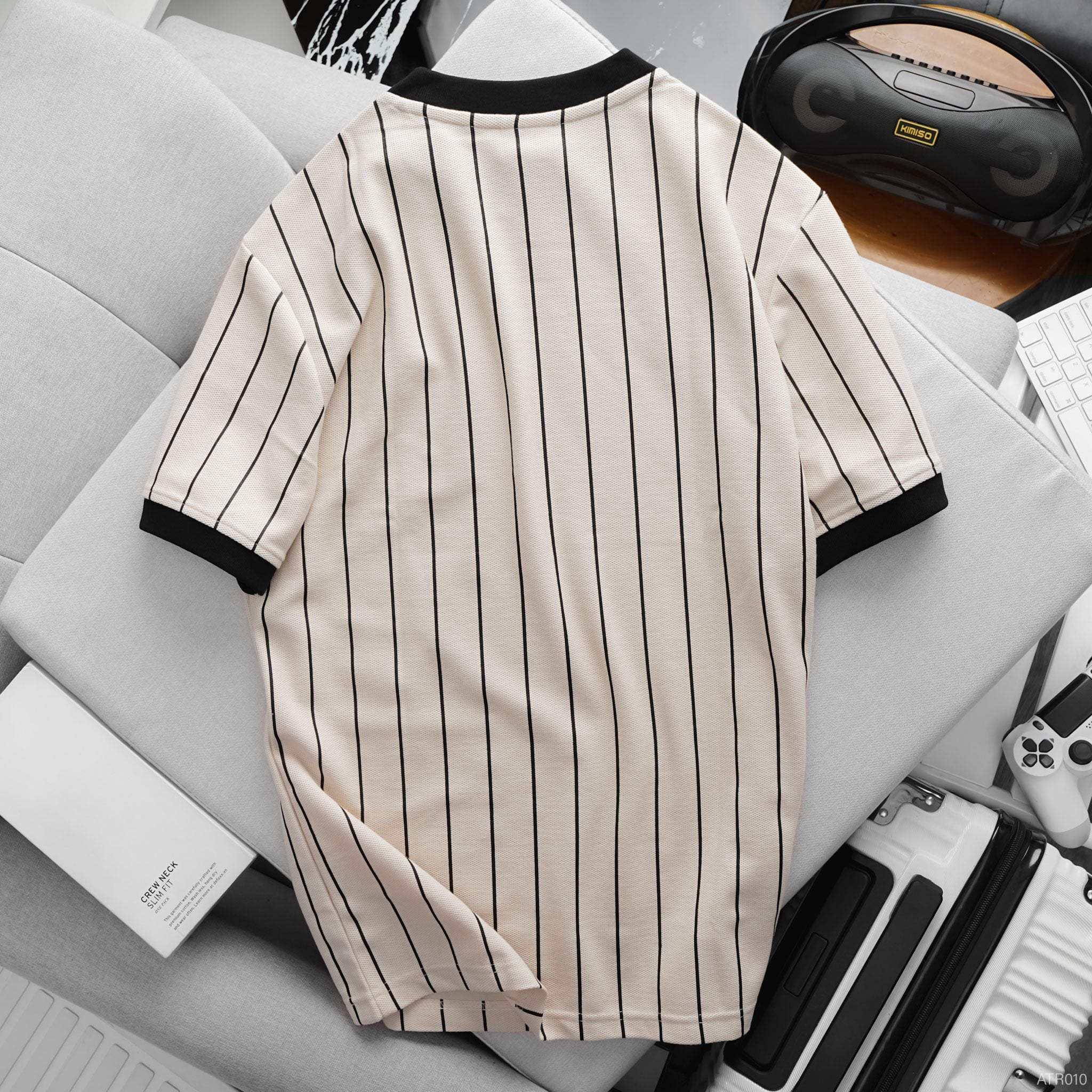  Áo thun RAFOZ Stripes beige - 010 