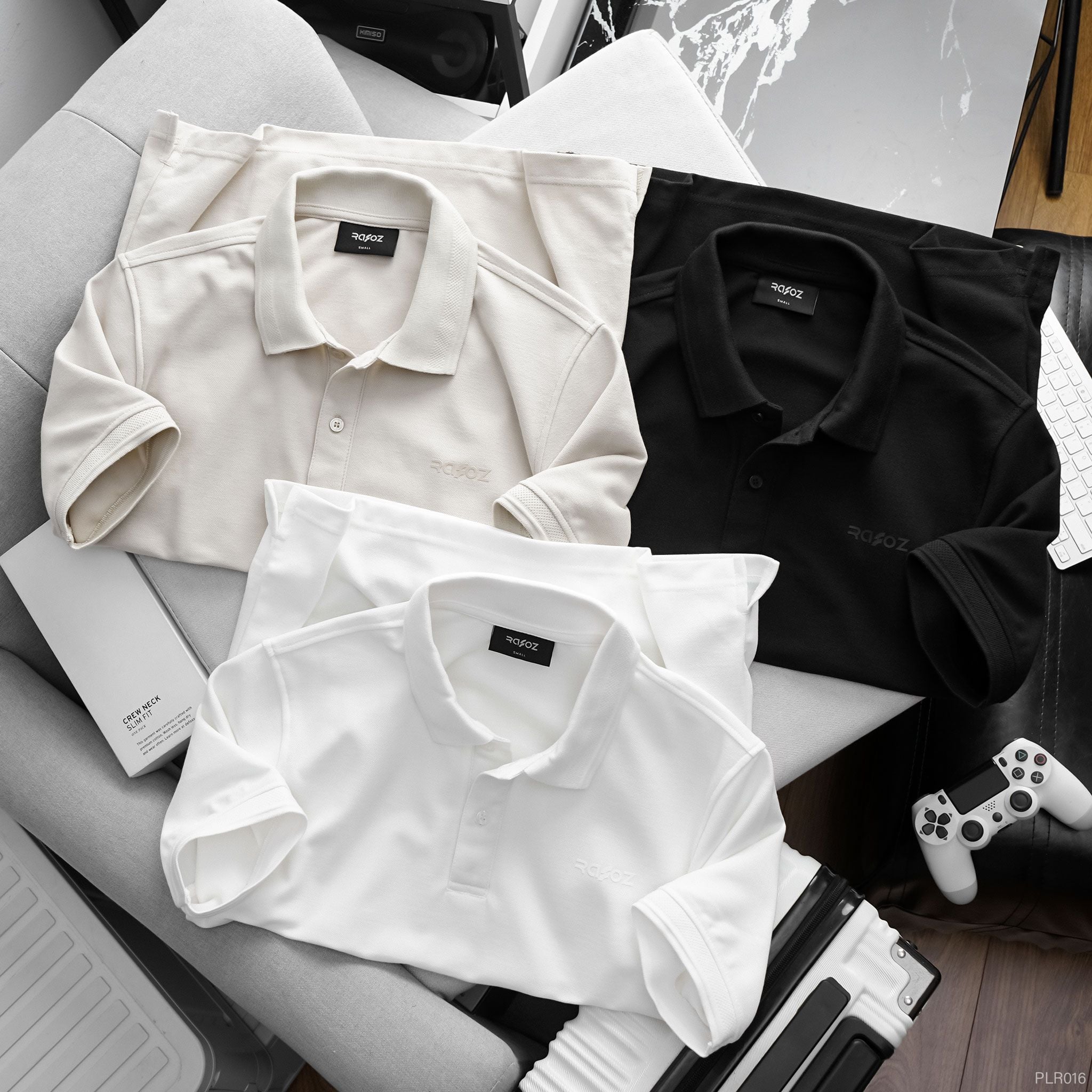  Áo thun polo RAFOZ basic with logo - 016 