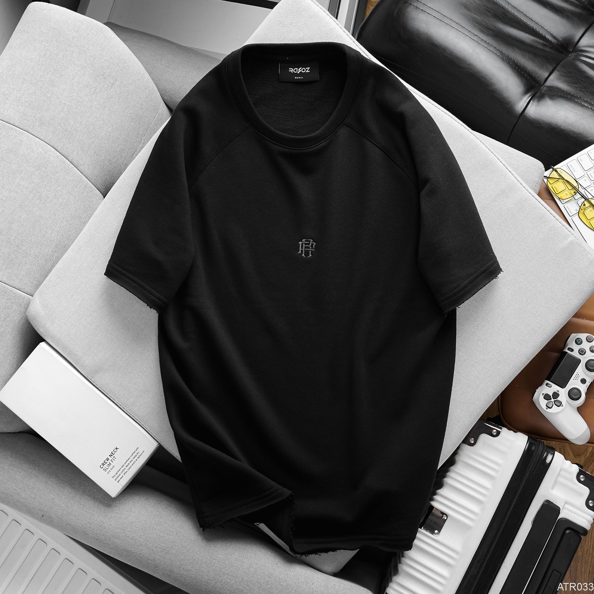  Áo thun regular RAFOZ with logo - 033 