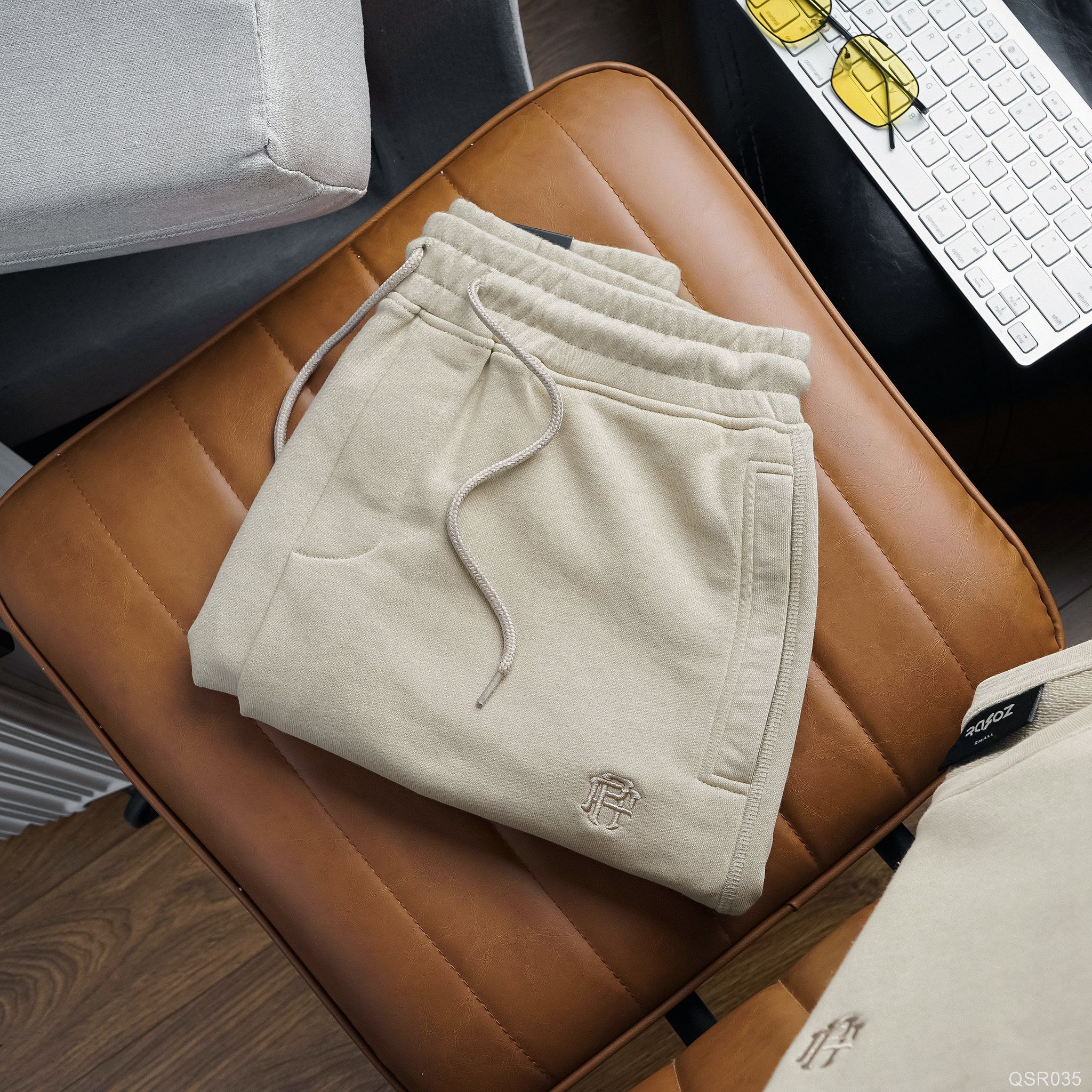  Quần short regular RAFOZ with logo - 035 