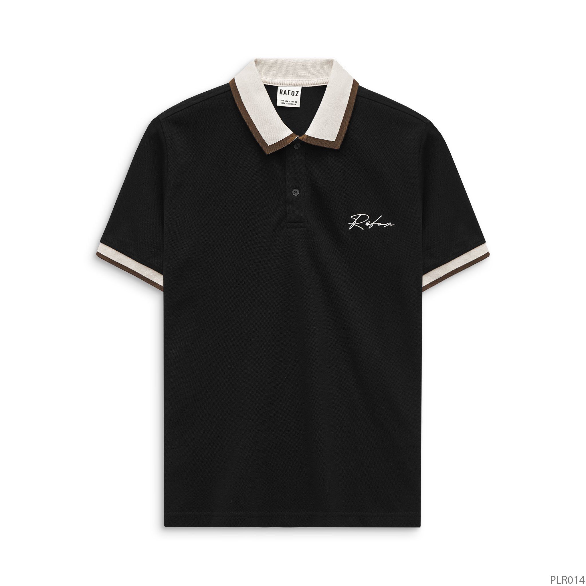  Áo polo RAFOZ black color collar - 014 