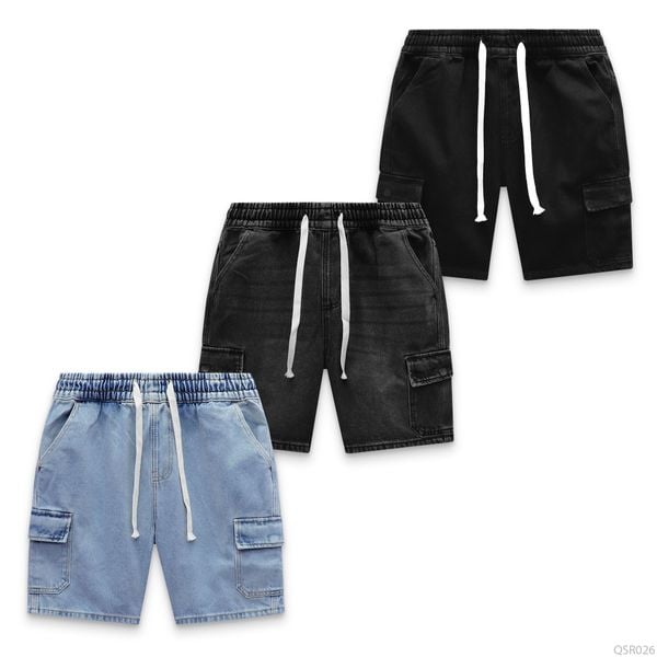  Quần short jean RAFOZ Cargo pocket 