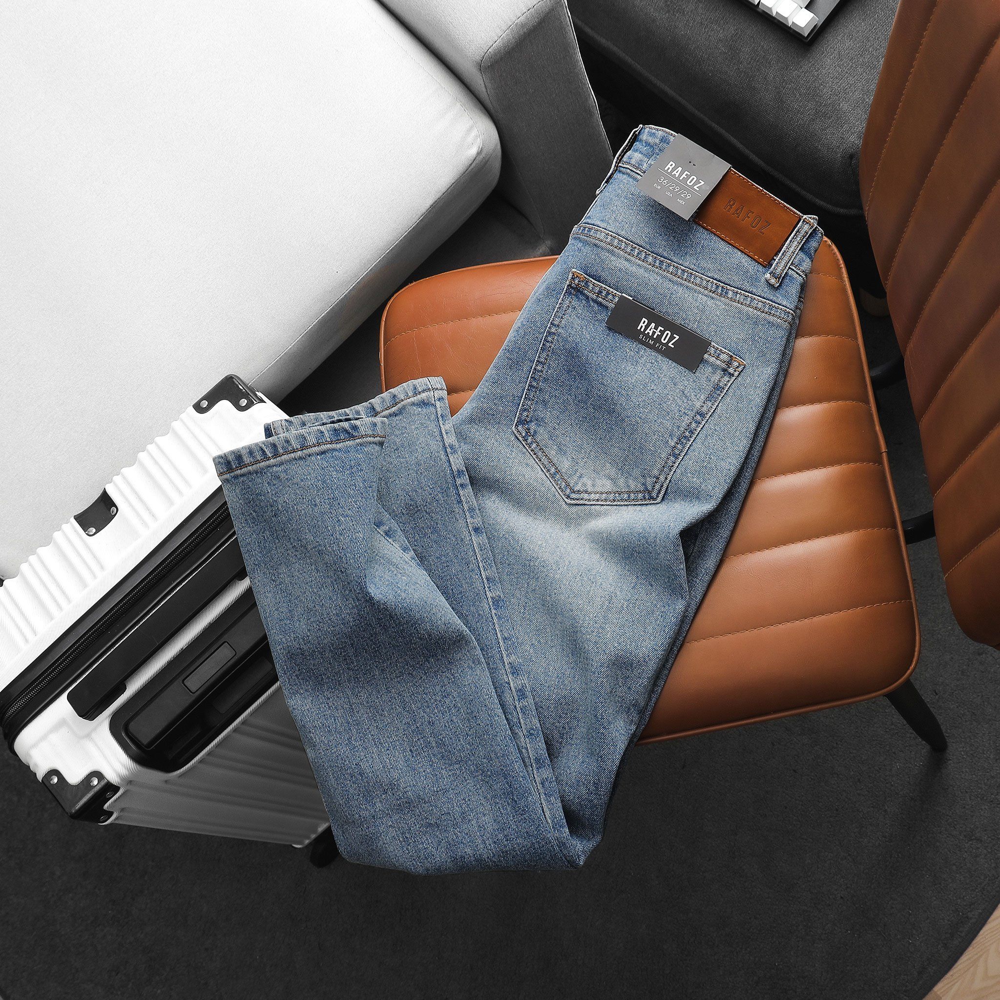  Quần jean RAFOZ light blue wash - 028 